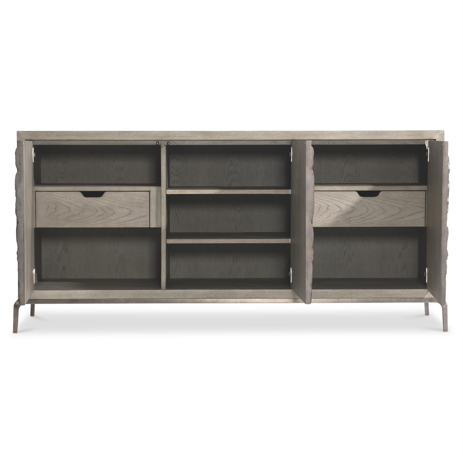 Bernhardt Furniture Elysia Buffet in Dark Bronze/Weathered Greige