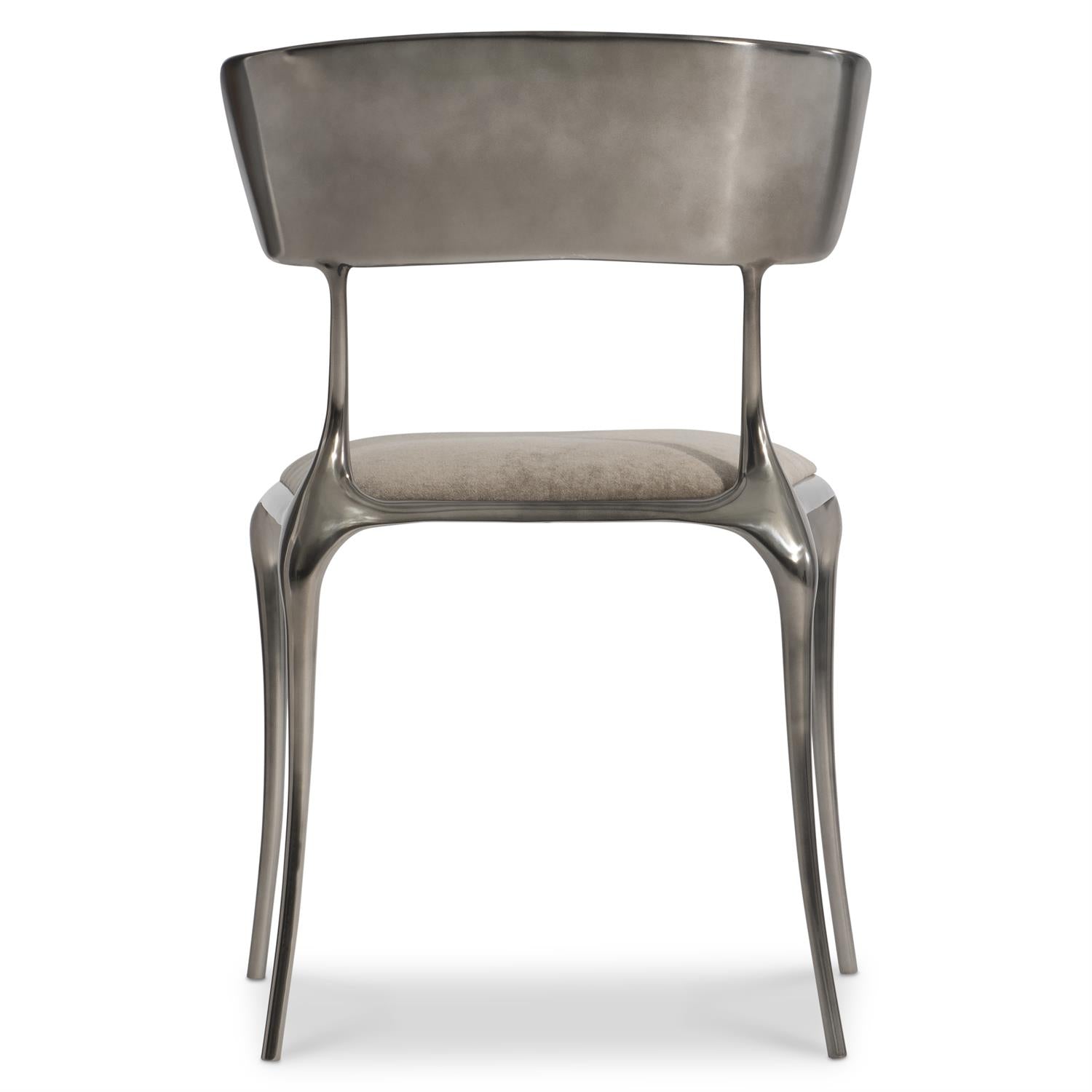 Bernhardt Furniture Pravo Side Chair in Light Bronze