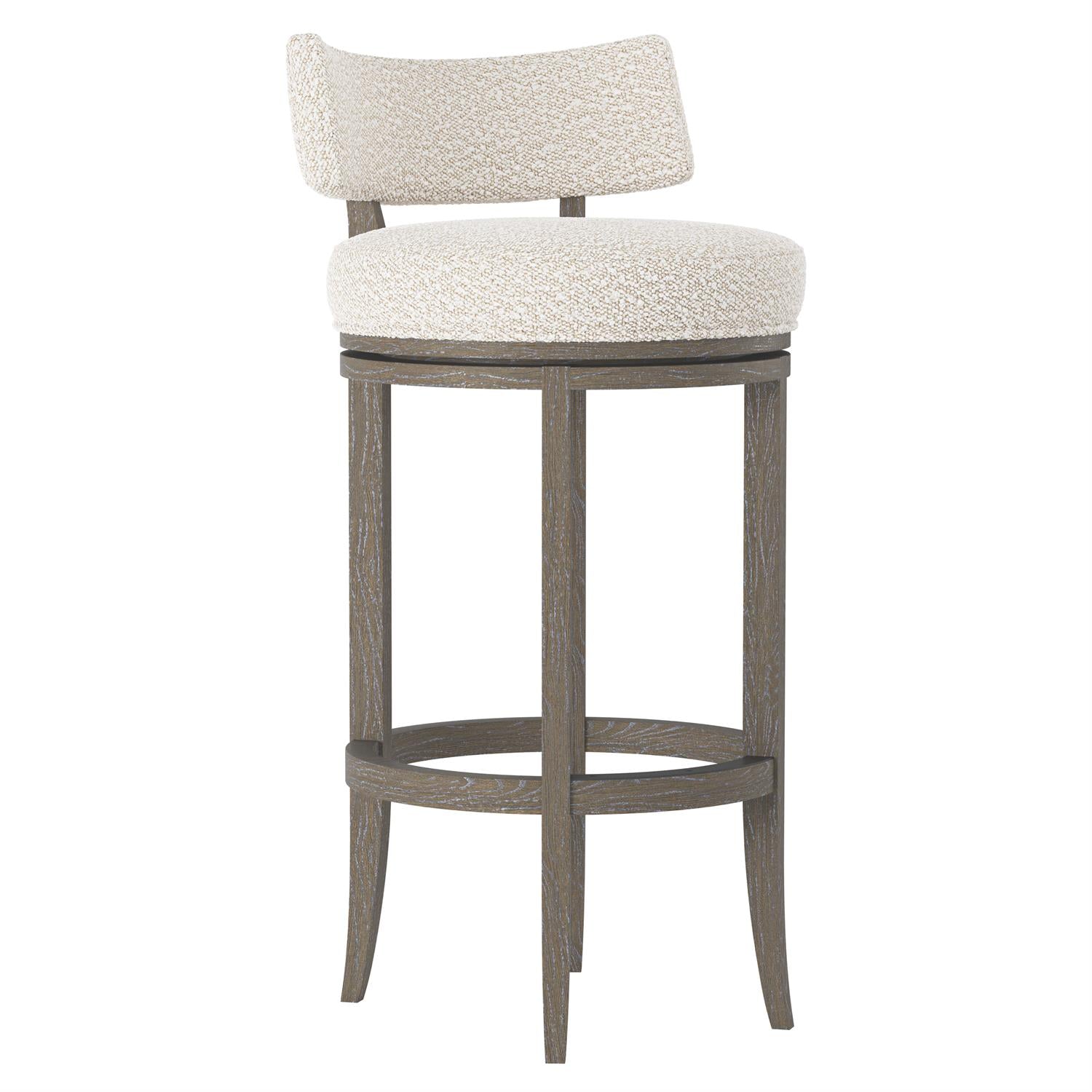 Bernhardt Furniture Hirsch Fabric Bar Stool in Portobello