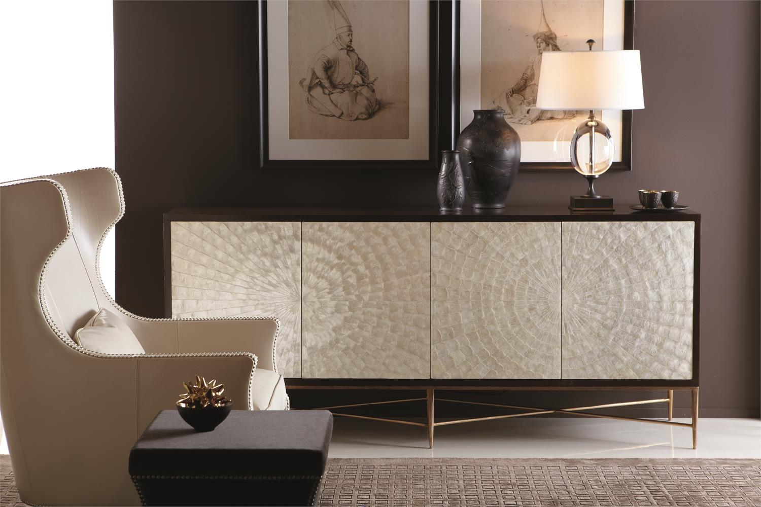 Bernhardt Furniture Adagio Buffet in Espresso