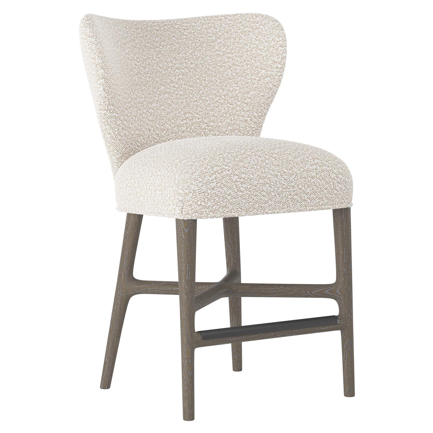 Bernhardt Furniture Kemp Fabric Counter Stool in Portobello