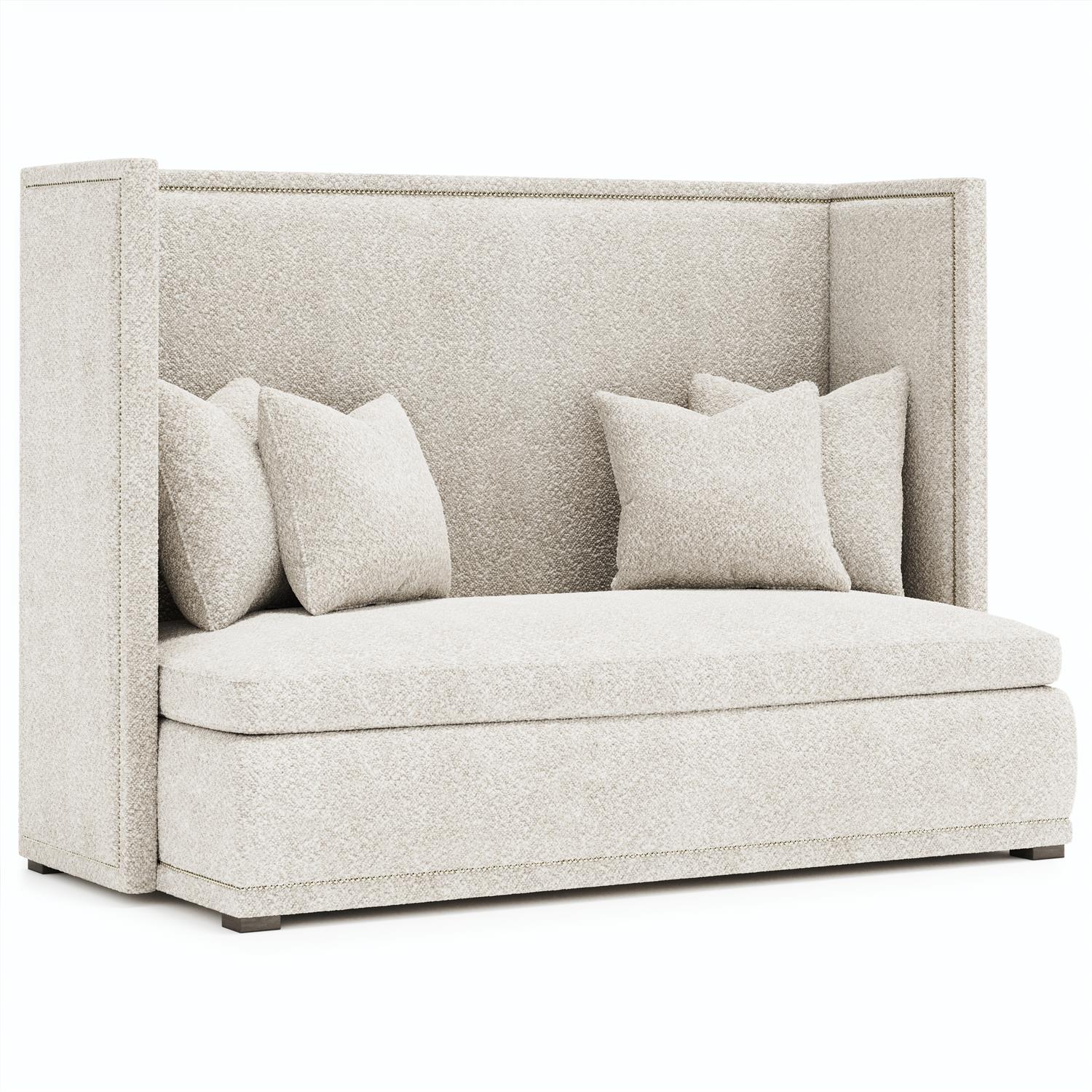 Bernhardt Furniture Marcourt Fabric Banquette in Portobello