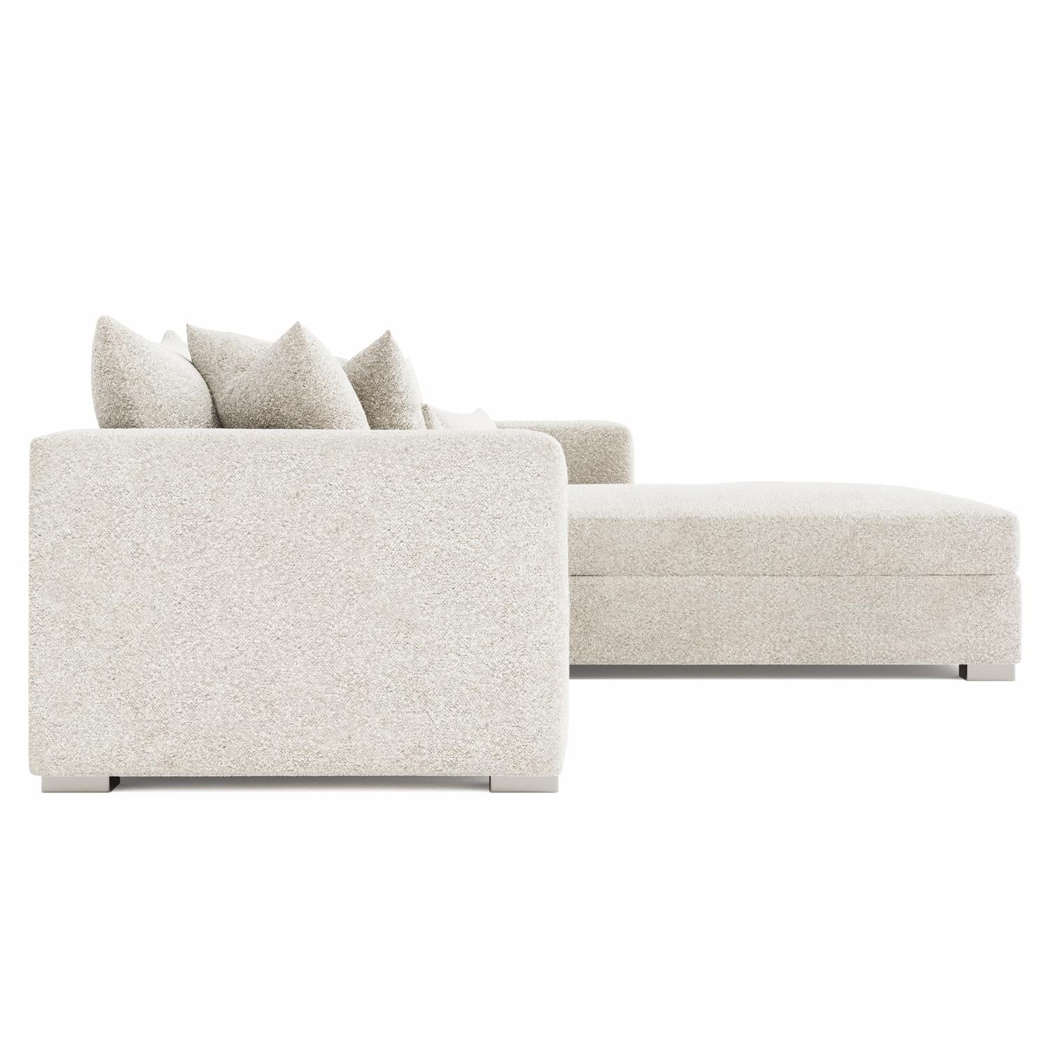 Bernhardt Furniture Helena Fabric RAF Sectional in White