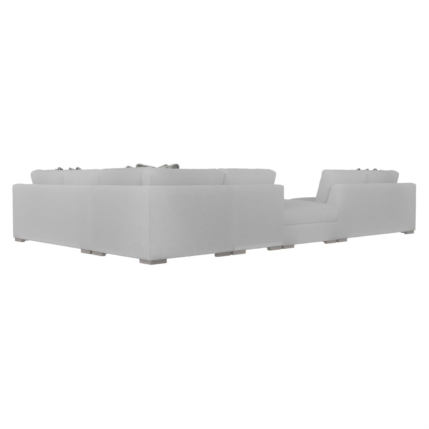 Bernhardt Furniture Andie Fabric Sectional in Greige