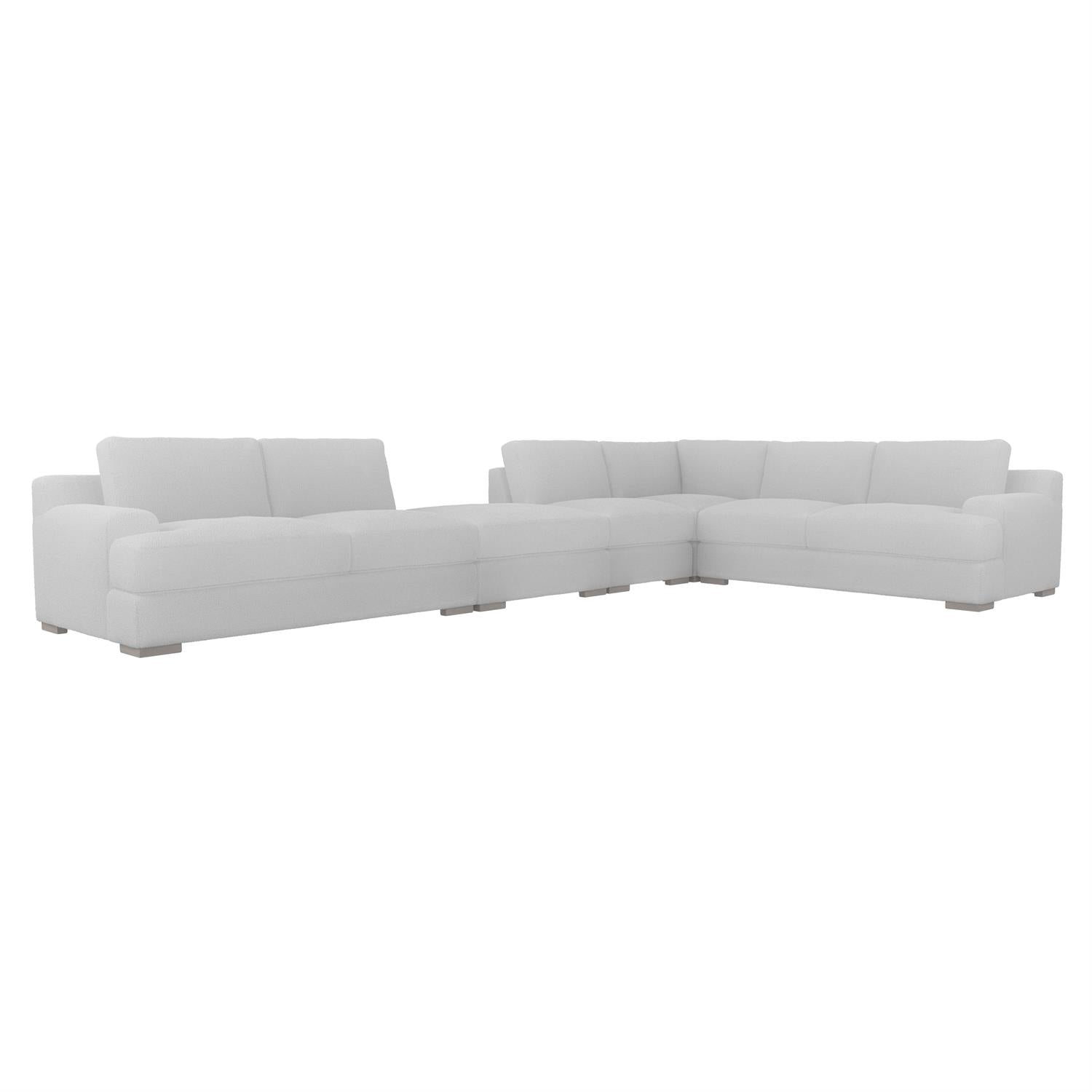 Bernhardt Furniture Andie Fabric Sectional in Greige