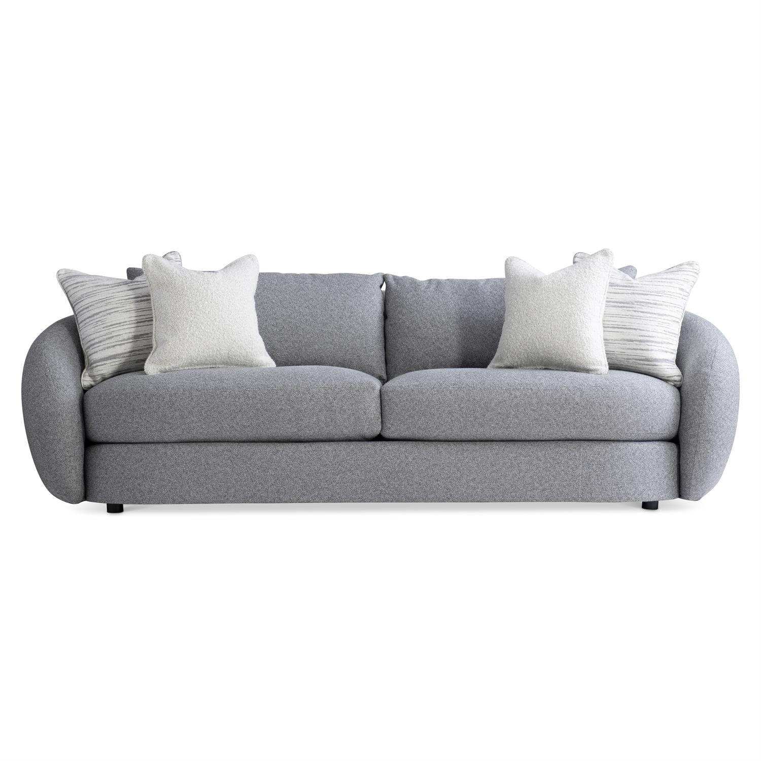 Bernhardt Furniture Moretti Fabric Sofa in Gray