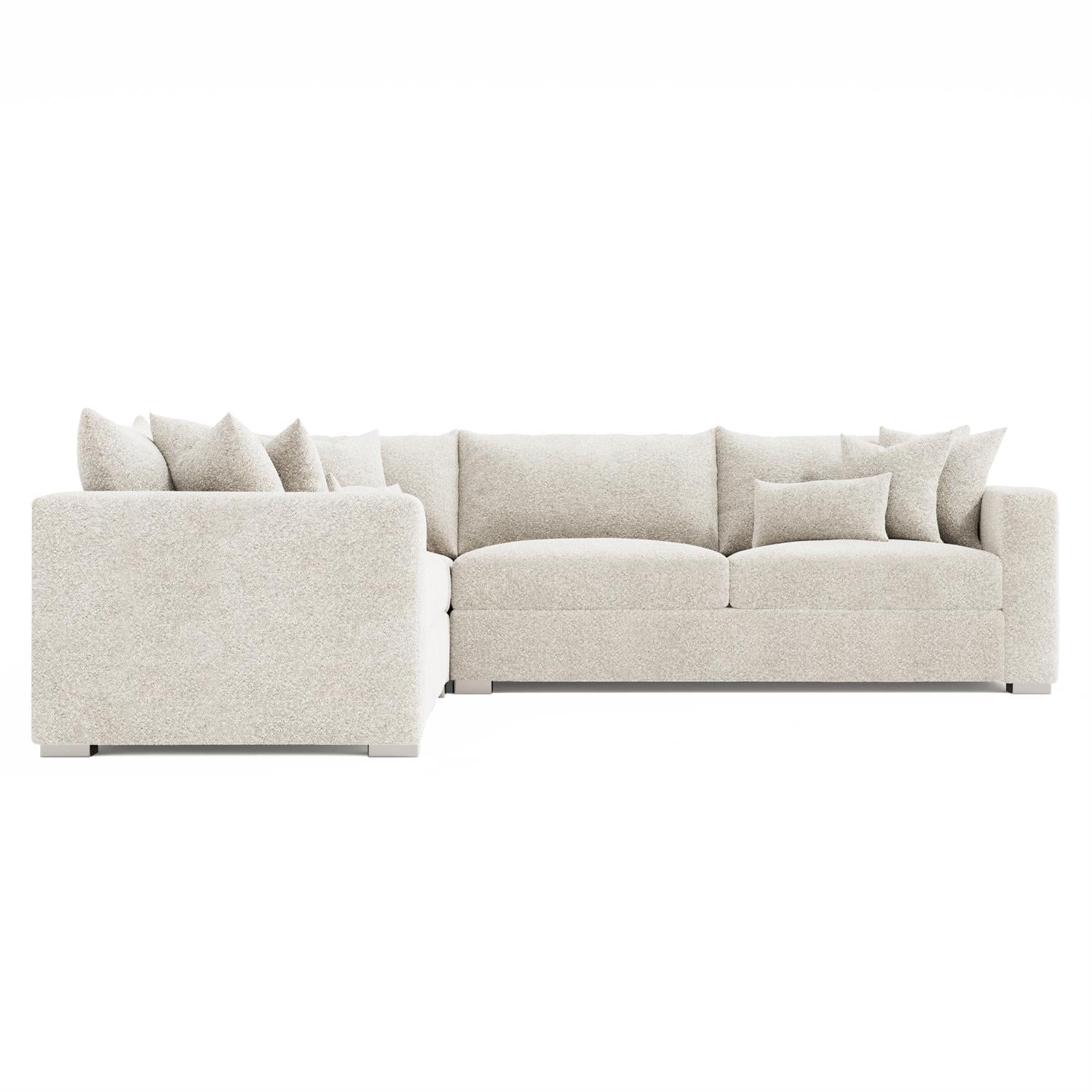 Bernhardt Furniture Helena Fabric Sectional in White