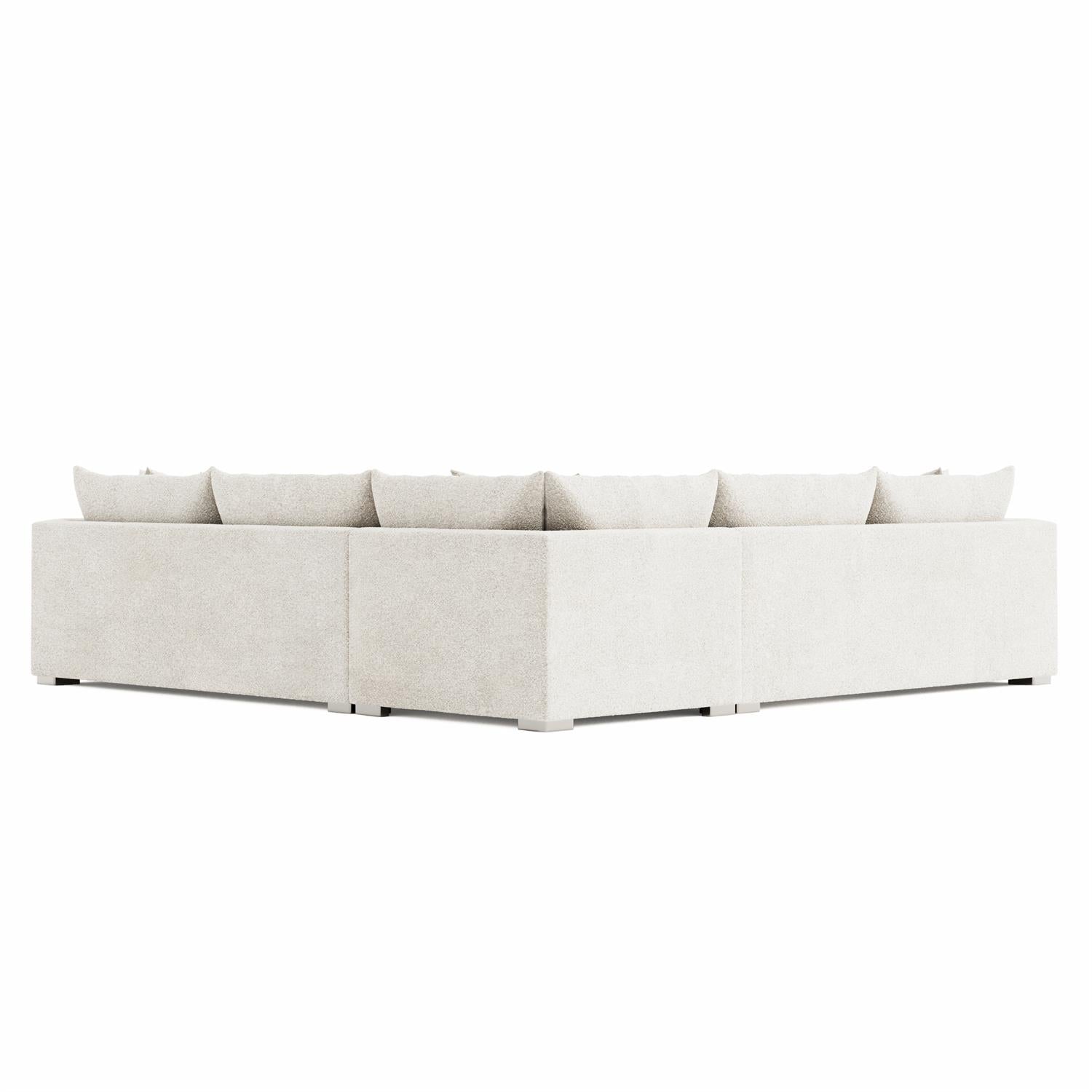 Bernhardt Furniture Helena Fabric Sectional in White