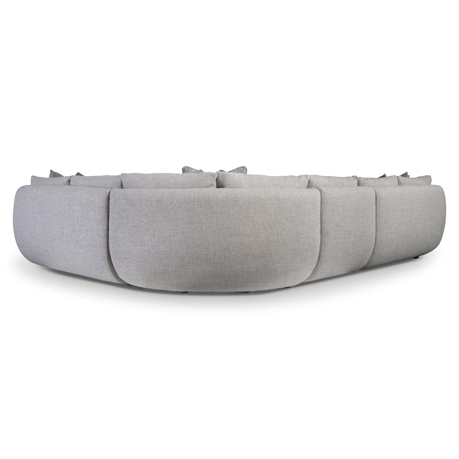 Bernhardt Furniture Moretti Fabric Sectional in Gray