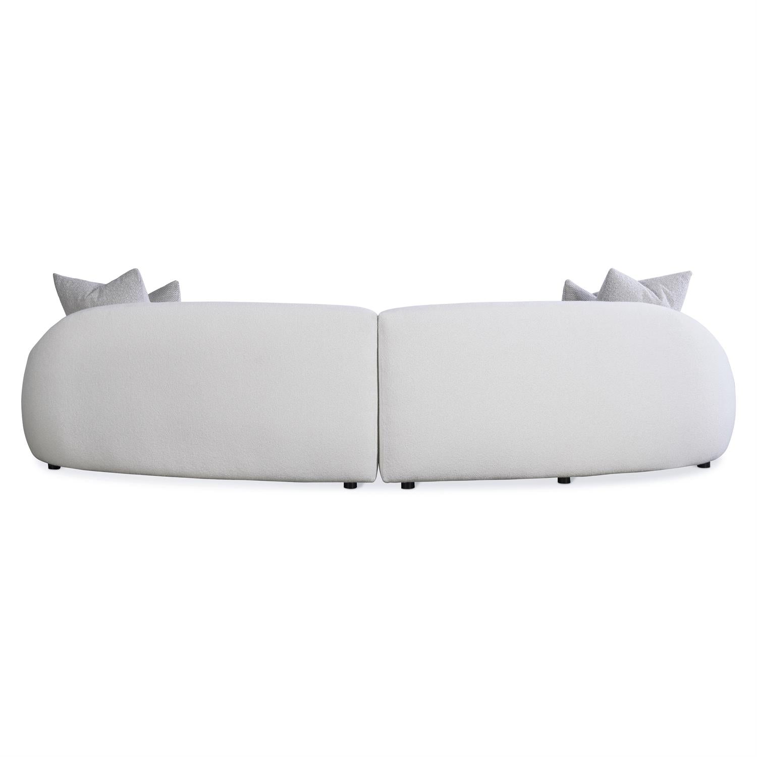 Bernhardt Furniture Calder Fabric 2 Piece Sectional in White