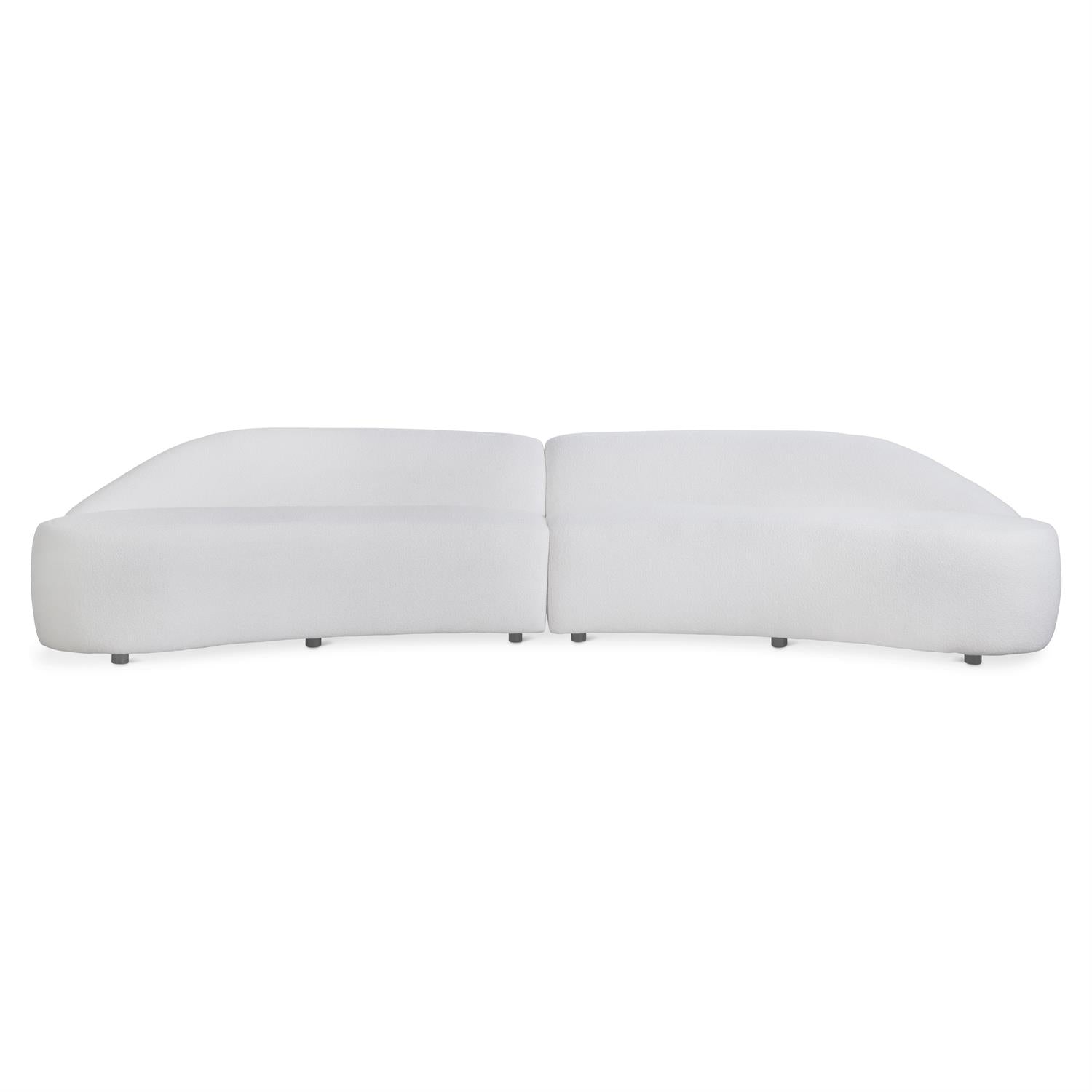 Bernhardt Furniture Calder Fabric 2 Piece Sectional in White