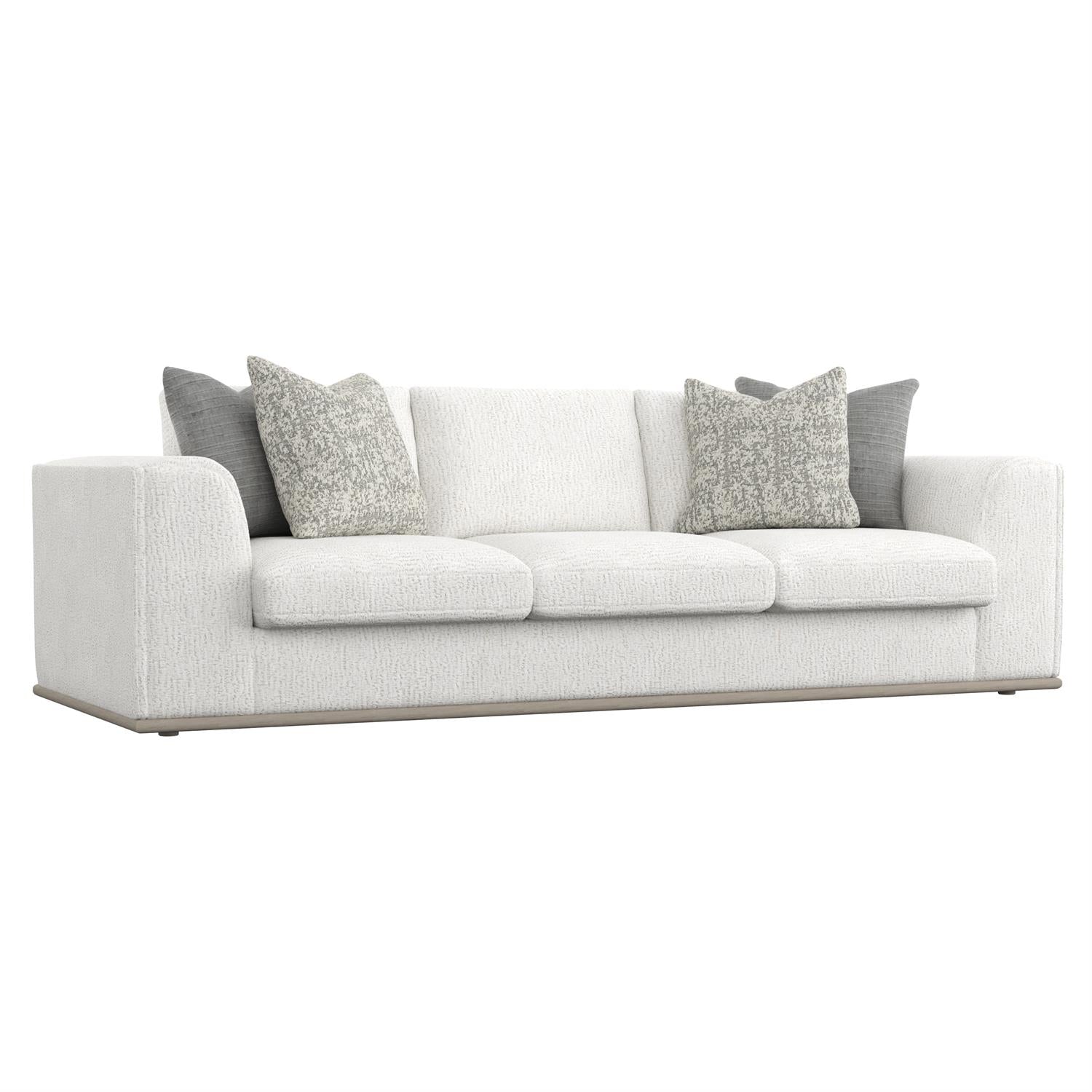Bernhardt Furniture Prague Fabric Sofa in White