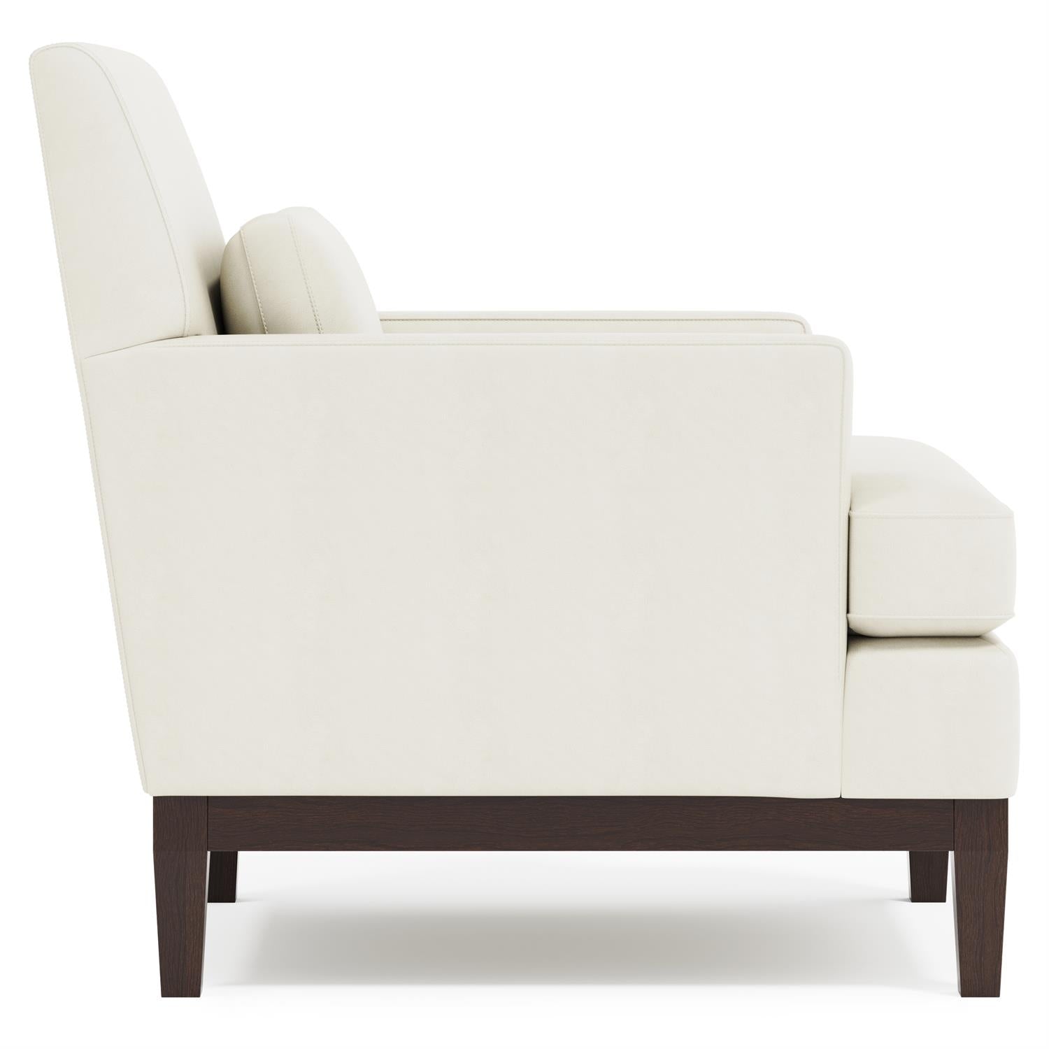 Bernhardt Furniture Cumberland Leather Chair in Mocha