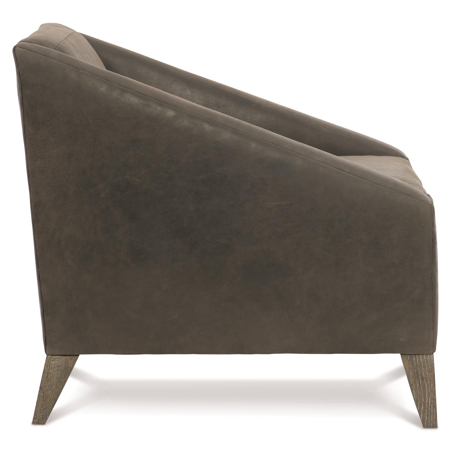 Bernhardt Furniture Nash Leather Chair in Brown