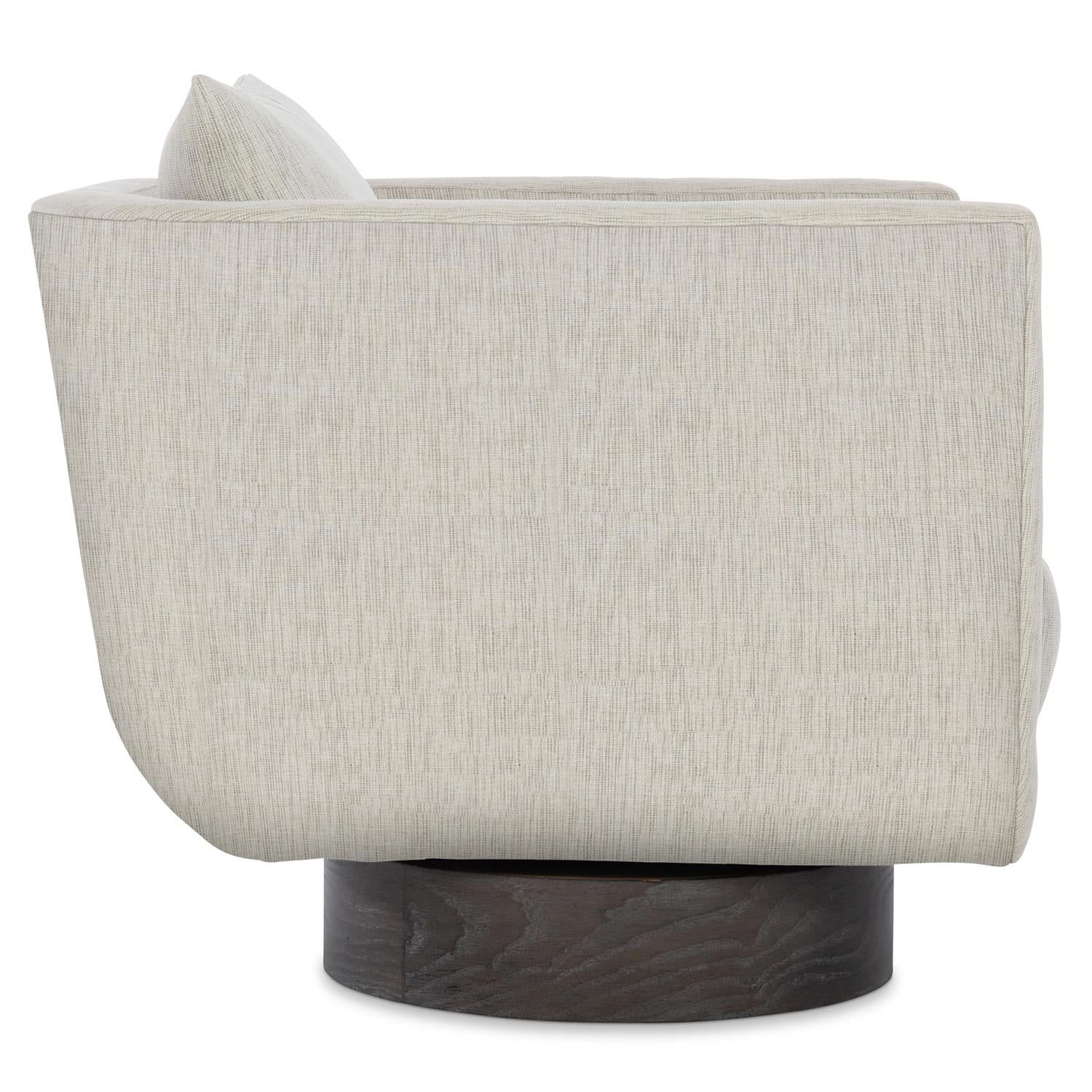 Bernhardt Furniture Gemma Fabric Swivel Chair in Portobello