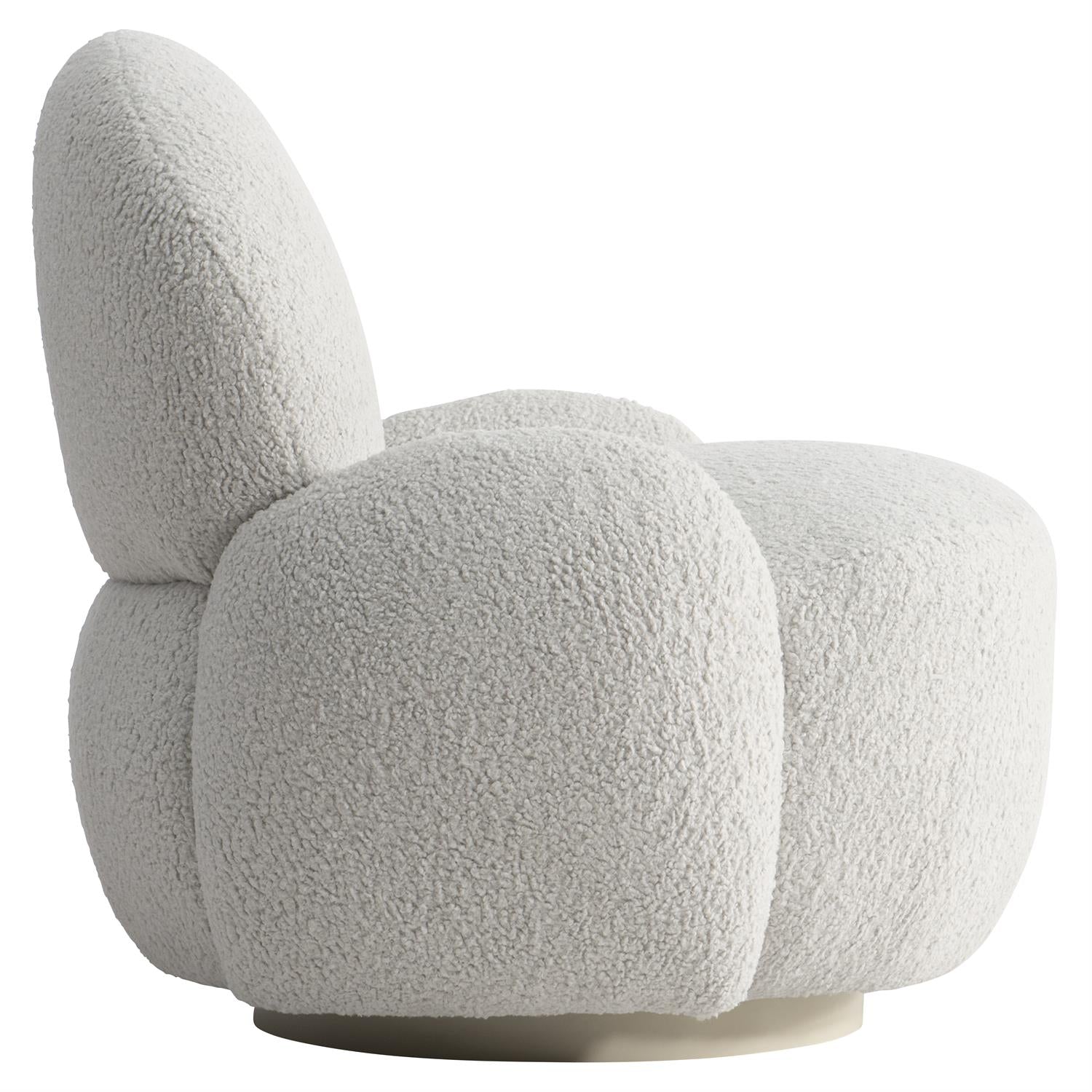 Bernhardt Furniture St. Jean Fabric Swivel Chair in Greige