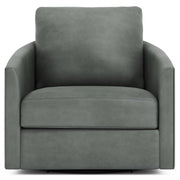 astoria-leather-swivel-chair-in-gray