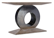Hooker Furniture Modern Mood Accent Console in Medium Brown