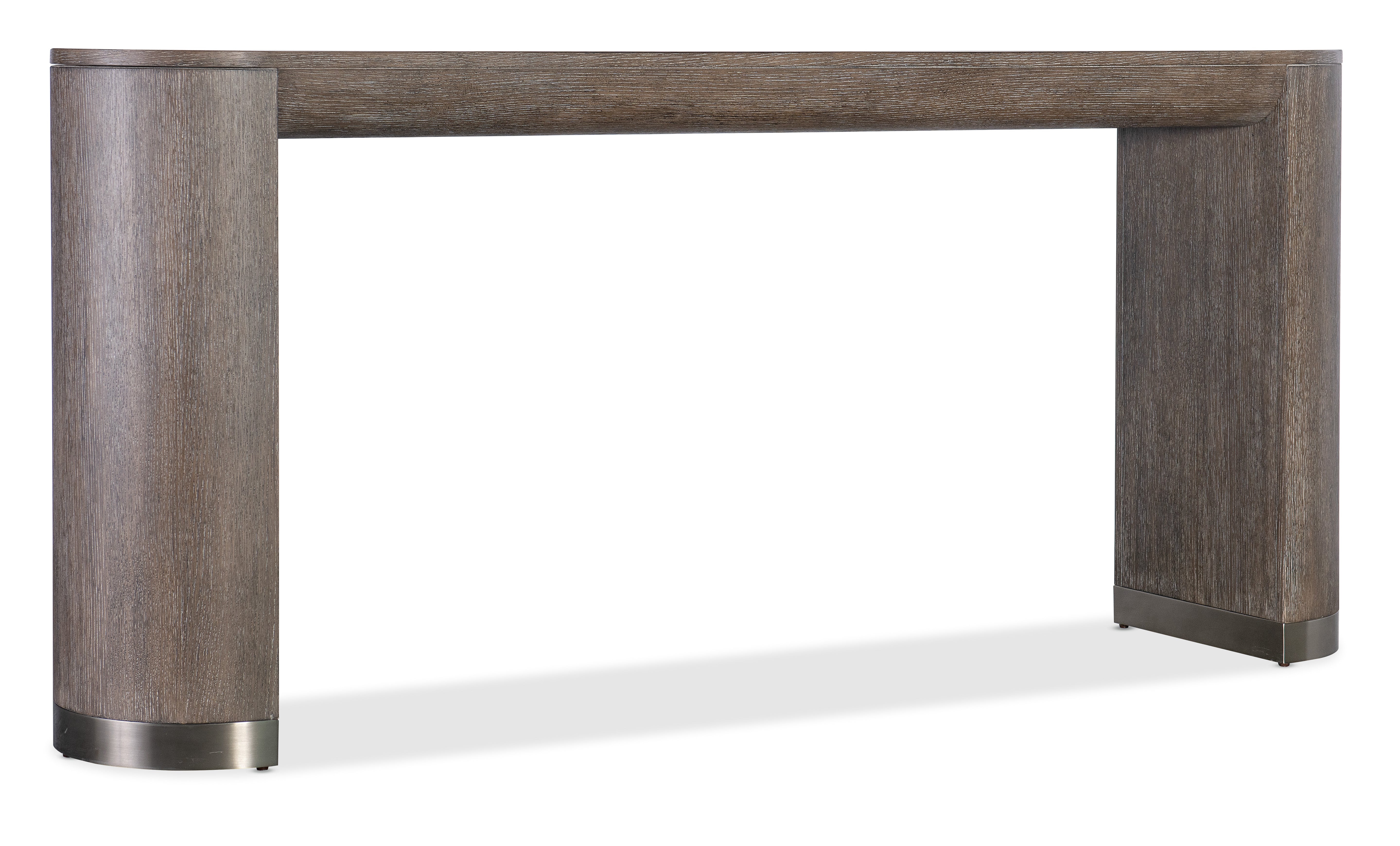 Hooker Furniture Modern Mood Console Table in Medium Brown