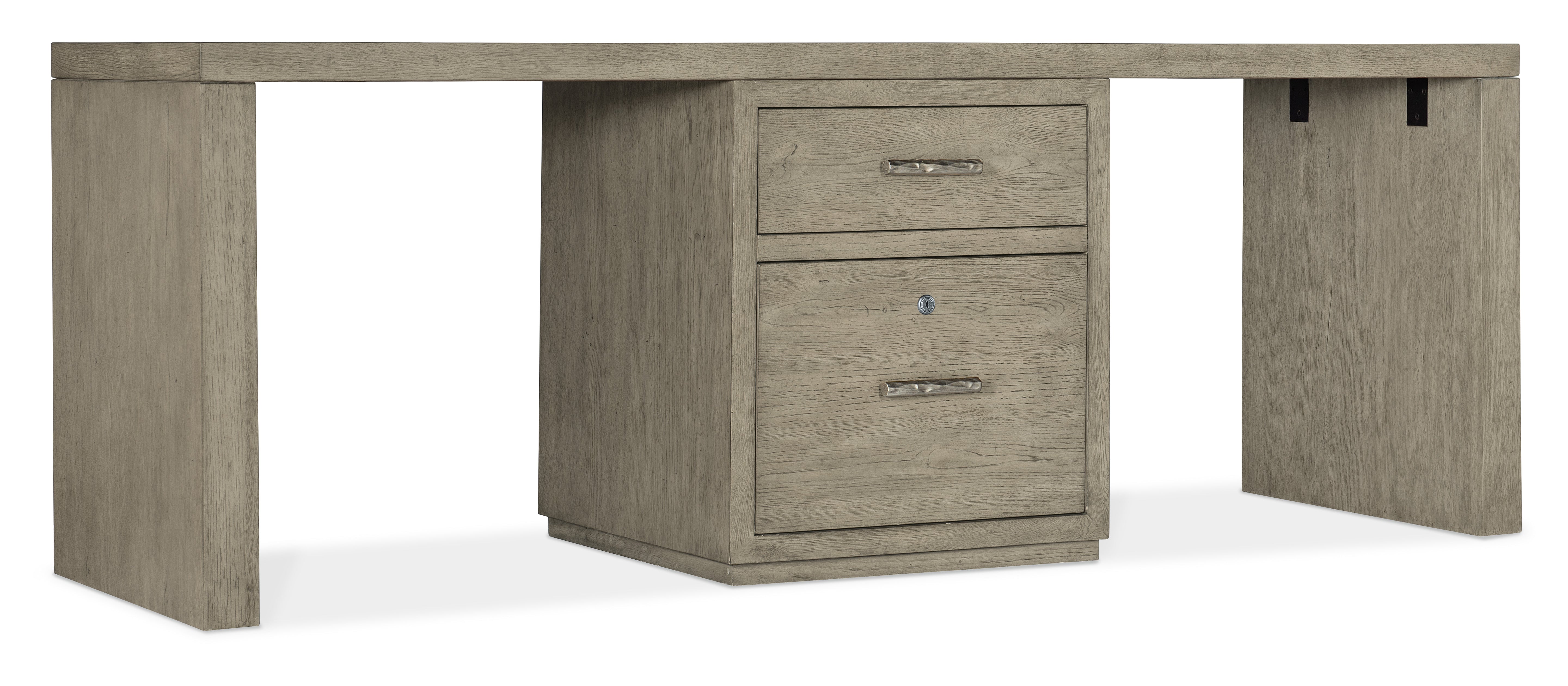 Hooker Furniture Linville Falls 84" Desk with One Centered File