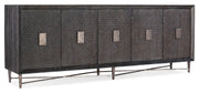 Hooker Furniture Melange Keenan Five Door Credenza in Dark Brown
