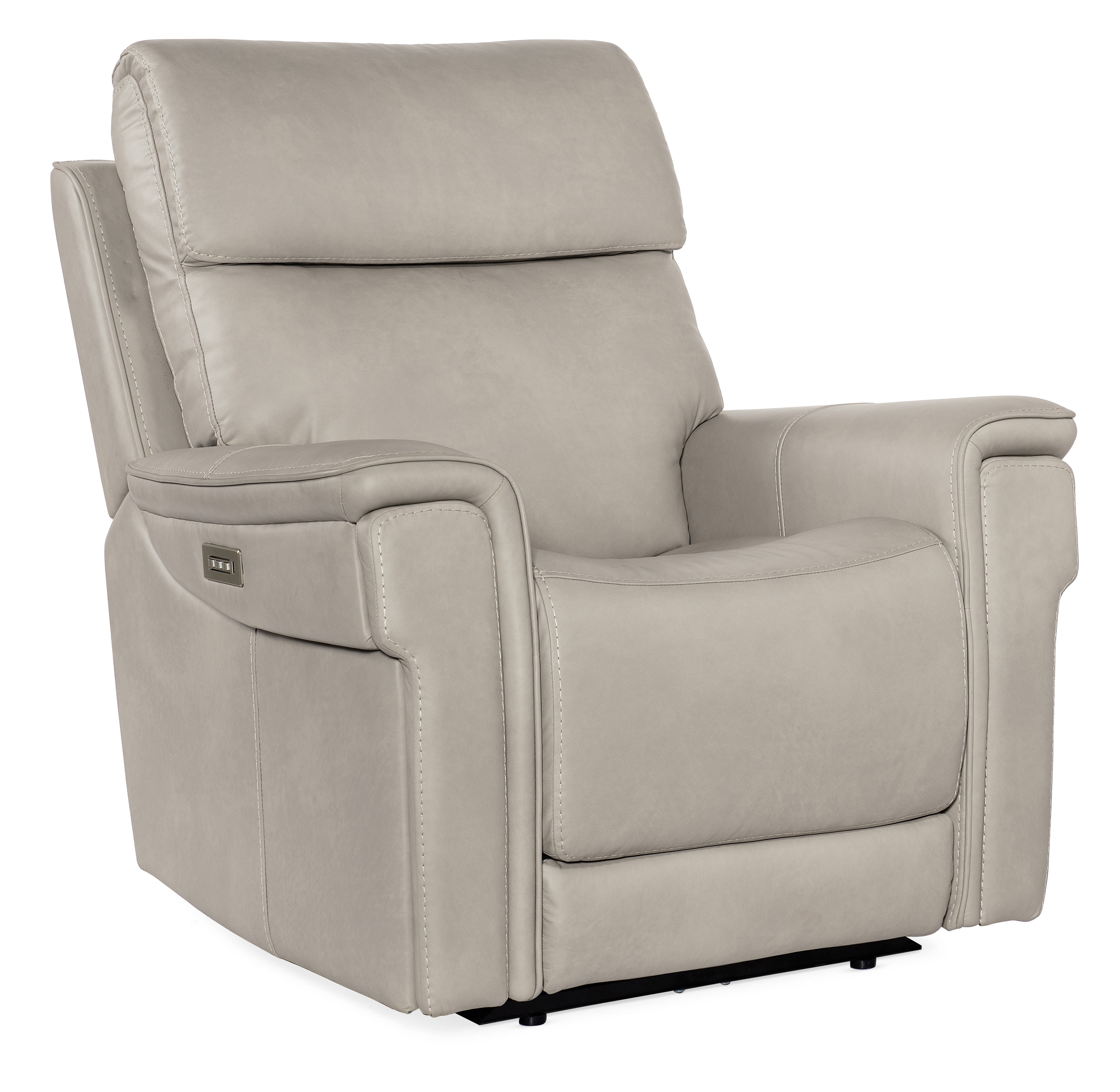 Hooker Furniture Lyra Zero Gravity Power Recliner with Power Headrest and Lumbar in Light Gray