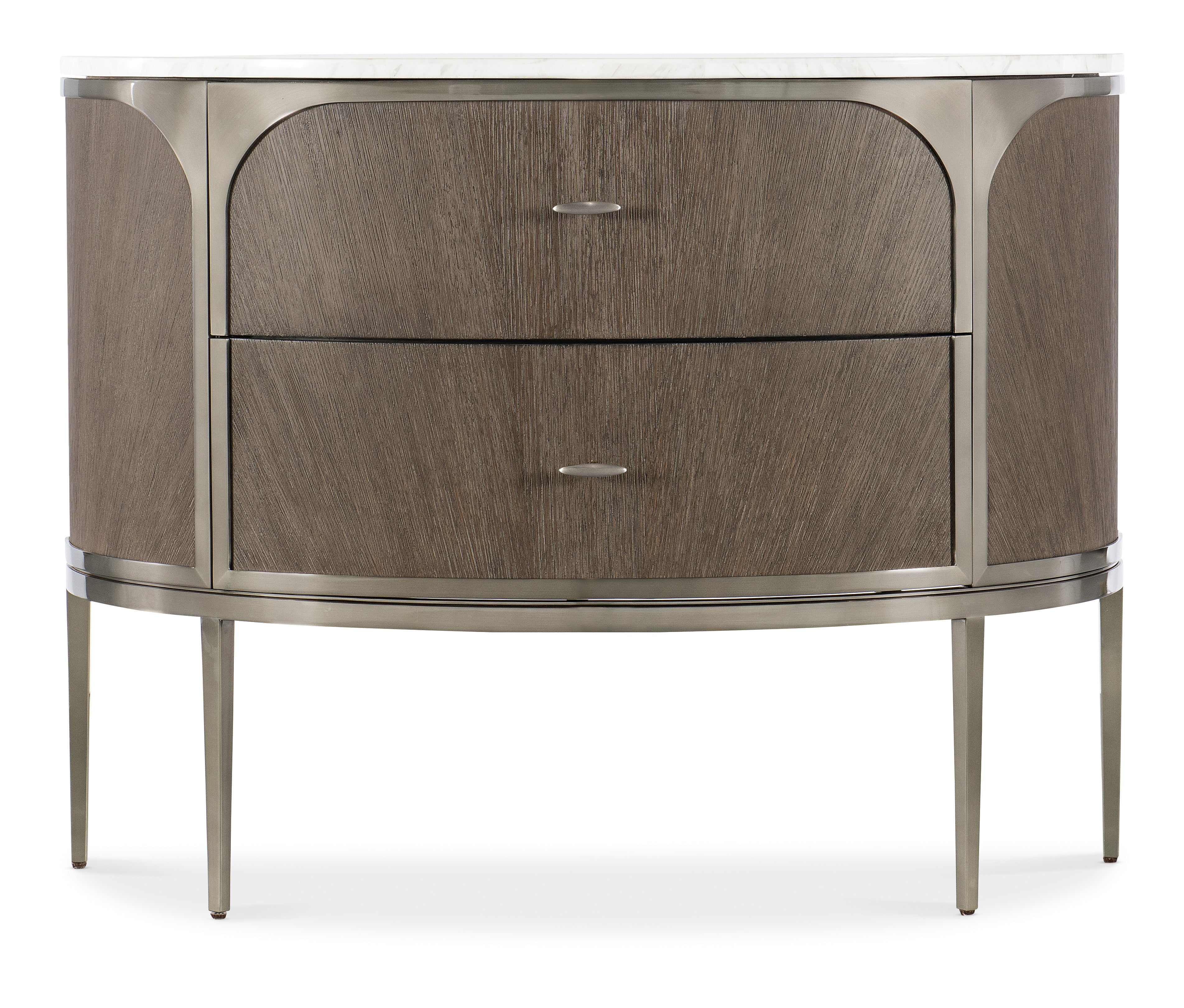 Hooker Furniture Modern Mood Two Drawer Nightstand