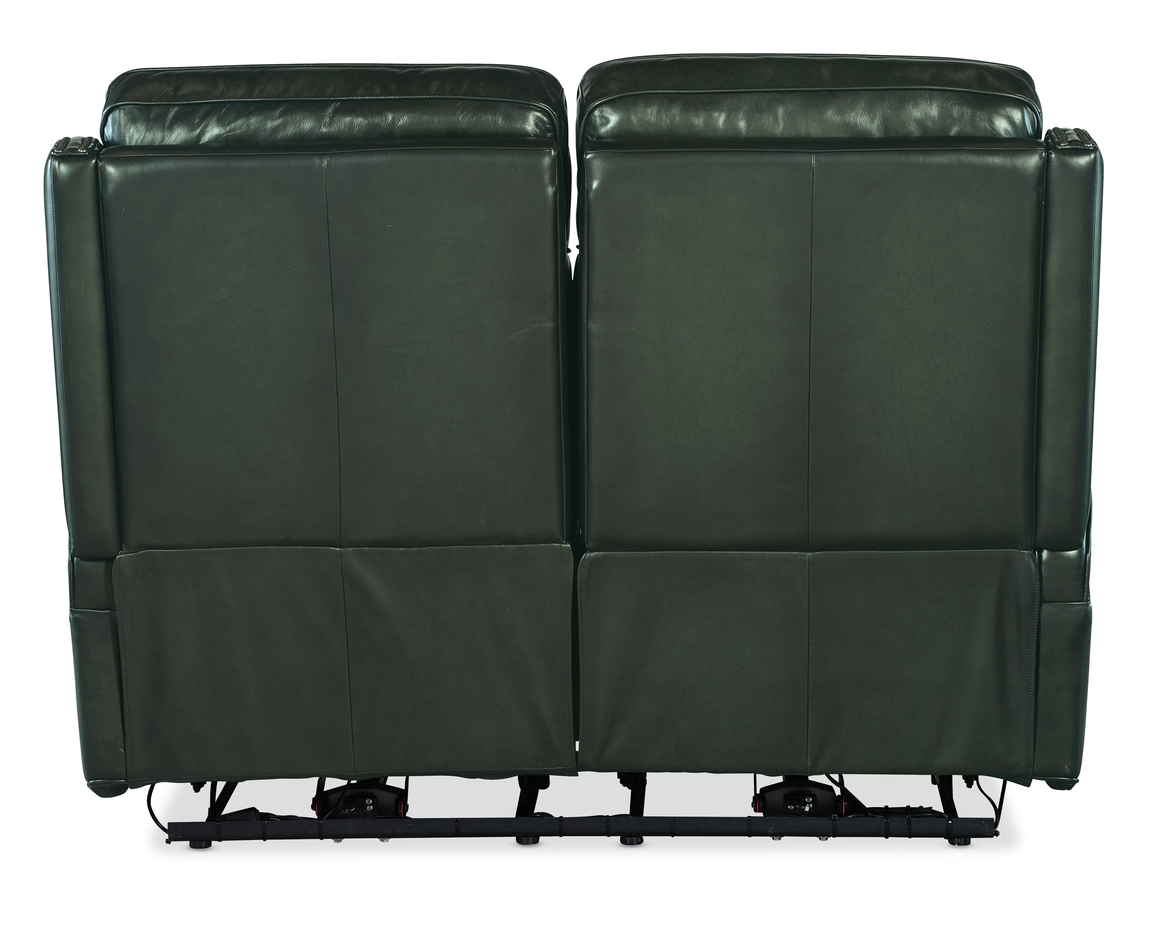 Hooker Furniture Hamilton Power Loveseat with Power Headrest in Green