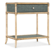 Hooker Furniture Retreat Pole Rattan Bedside Table