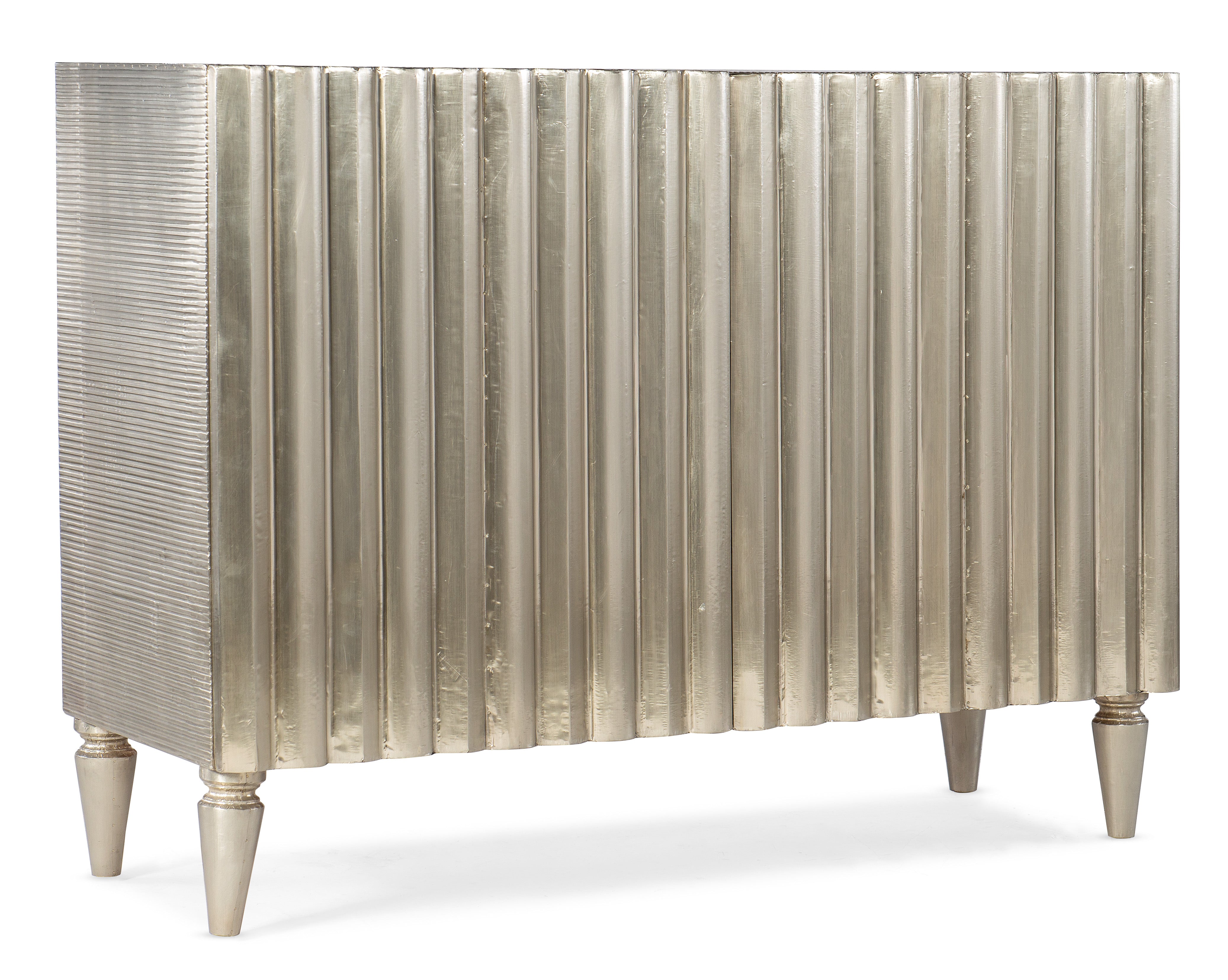 Hooker Furniture Melange Mackenna Two Door Chest in Silver