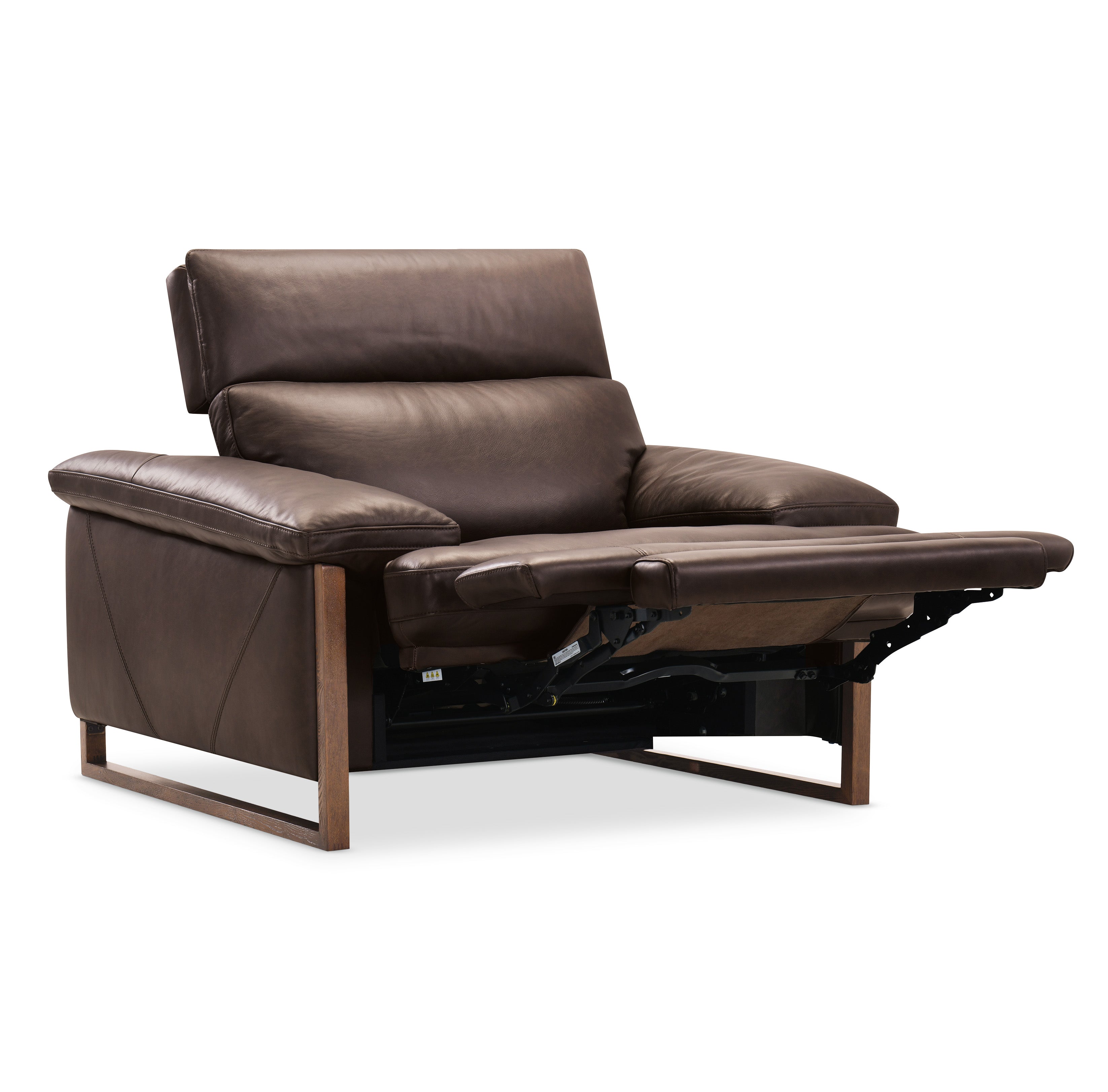 Hooker Furniture Jericho Power Recliner with Power Headrest in Brown