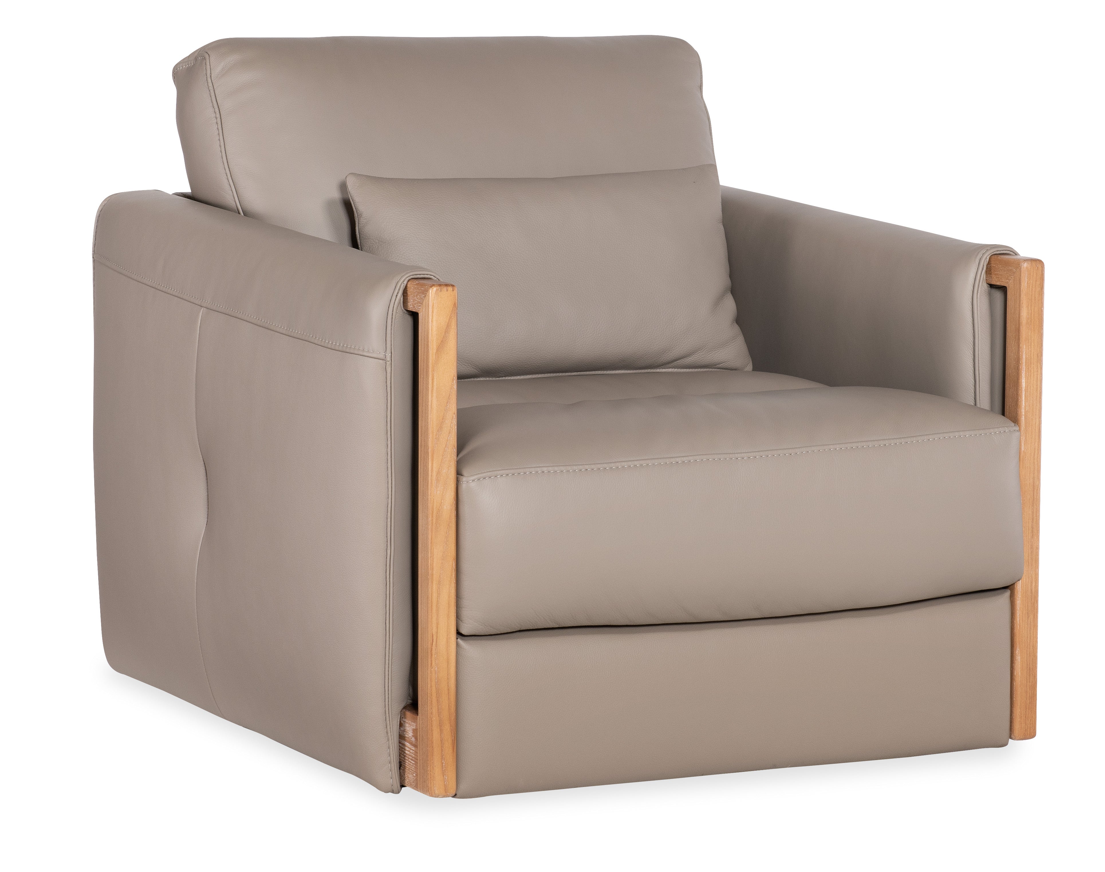 Hooker Furniture Meridian Swivel Chair in Grey