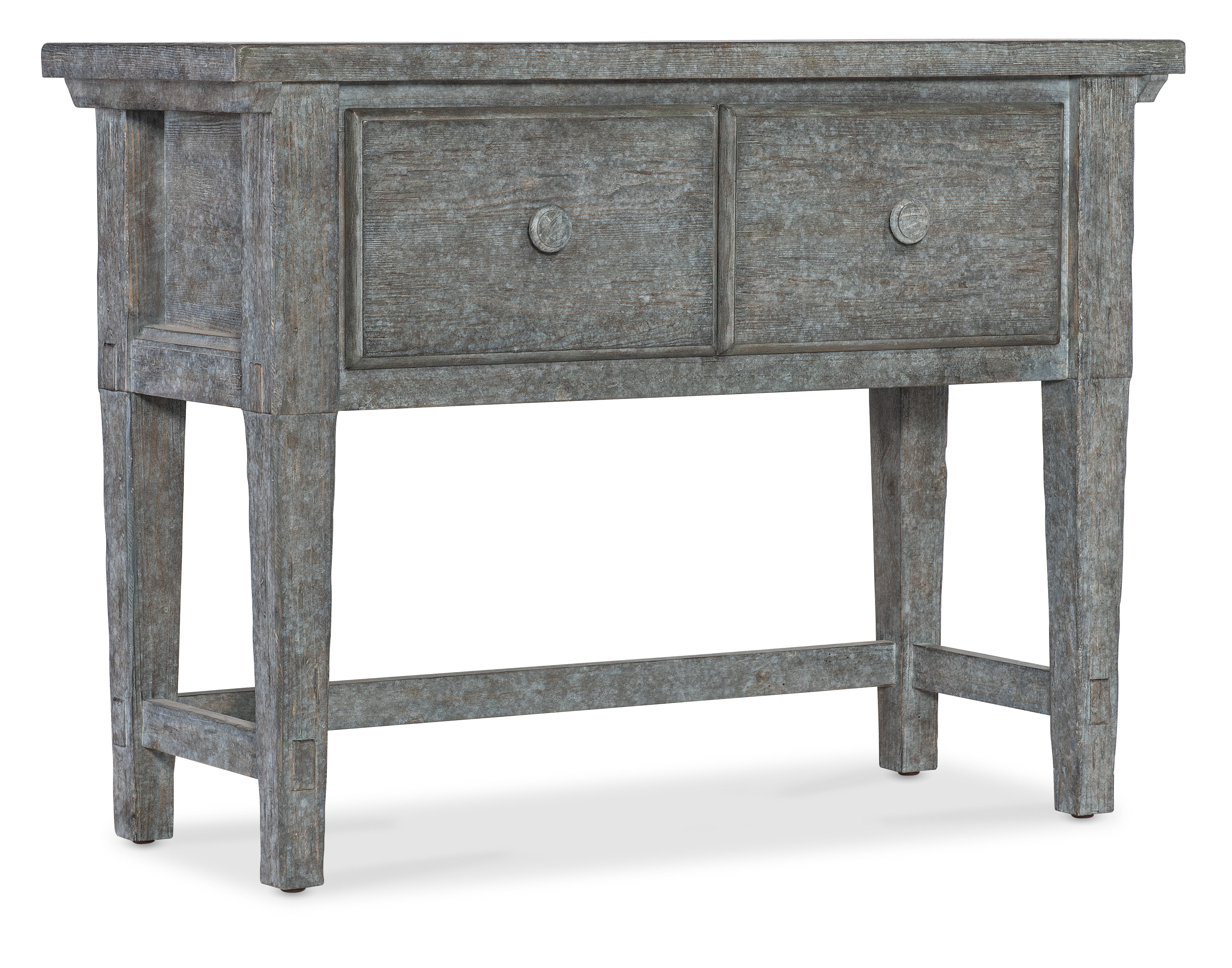 Hooker Furniture Commerce & Market Stonewashed Console in Blues