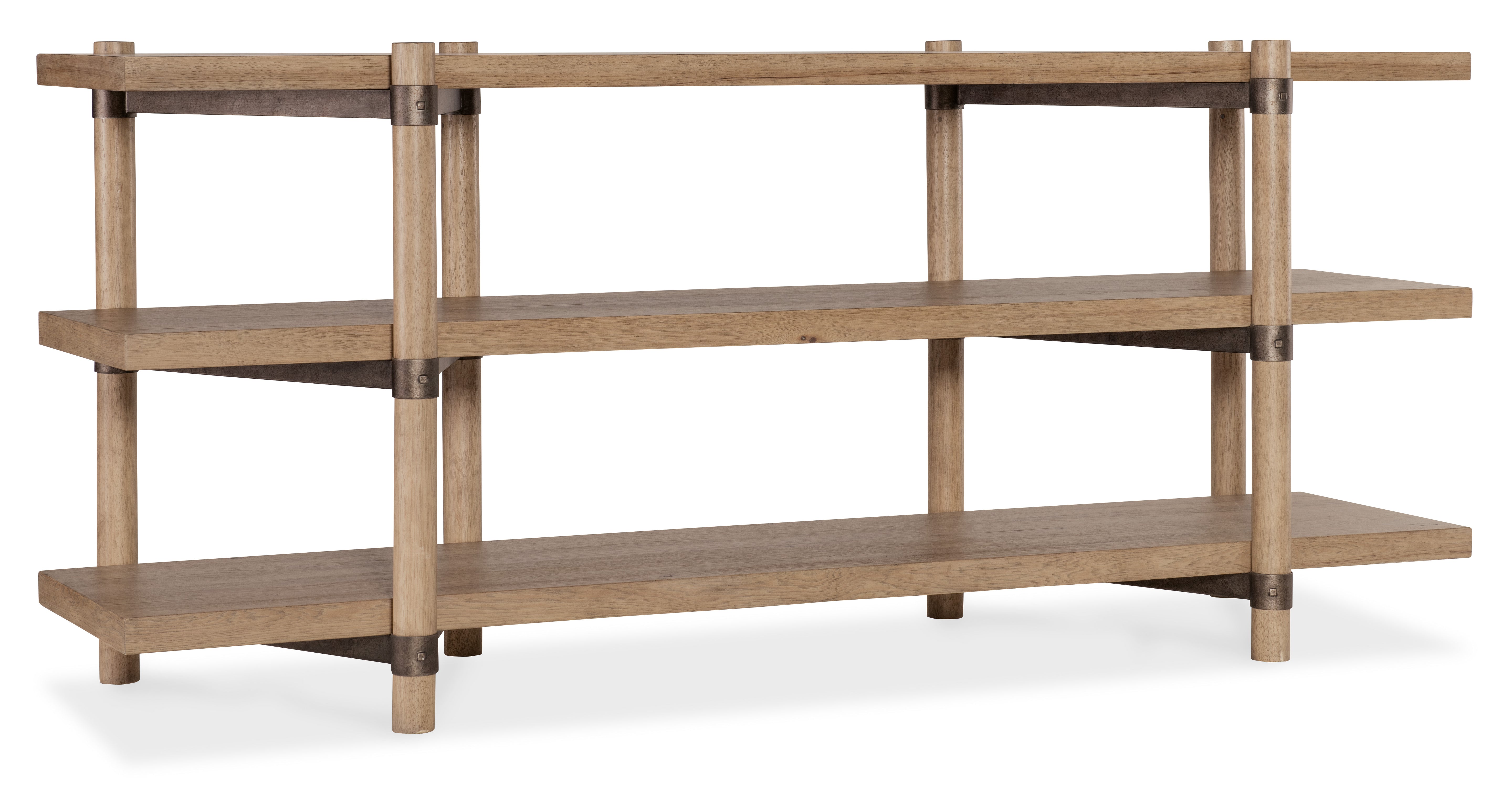 Hooker Furniture Vineyard Row Console in Light Wood