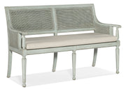 Hooker Furniture Charleston Bench in Light Blue