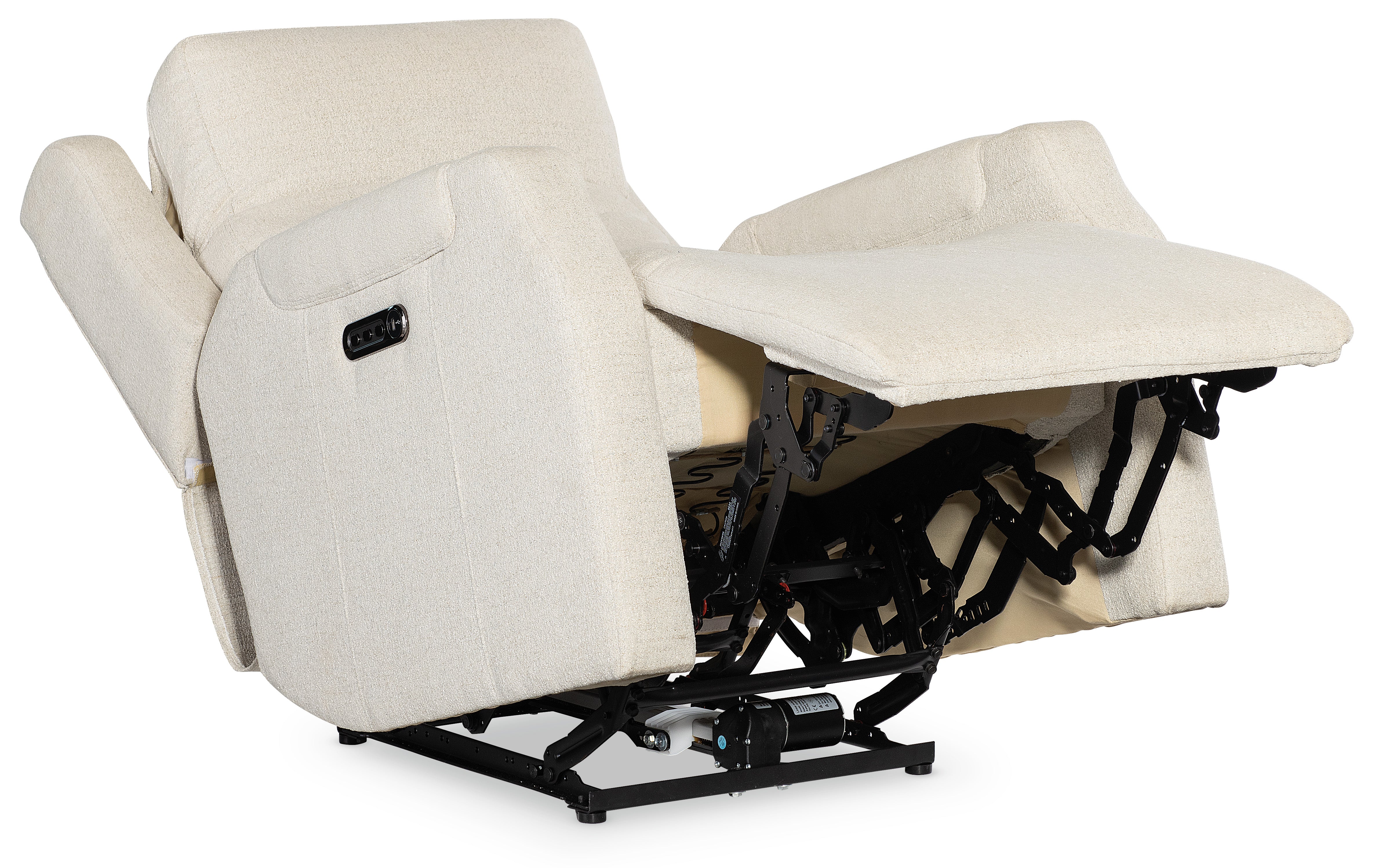 Hooker Furniture Nelson Zero Gravity Power Recliner with Power Headrest and Lumbar in White