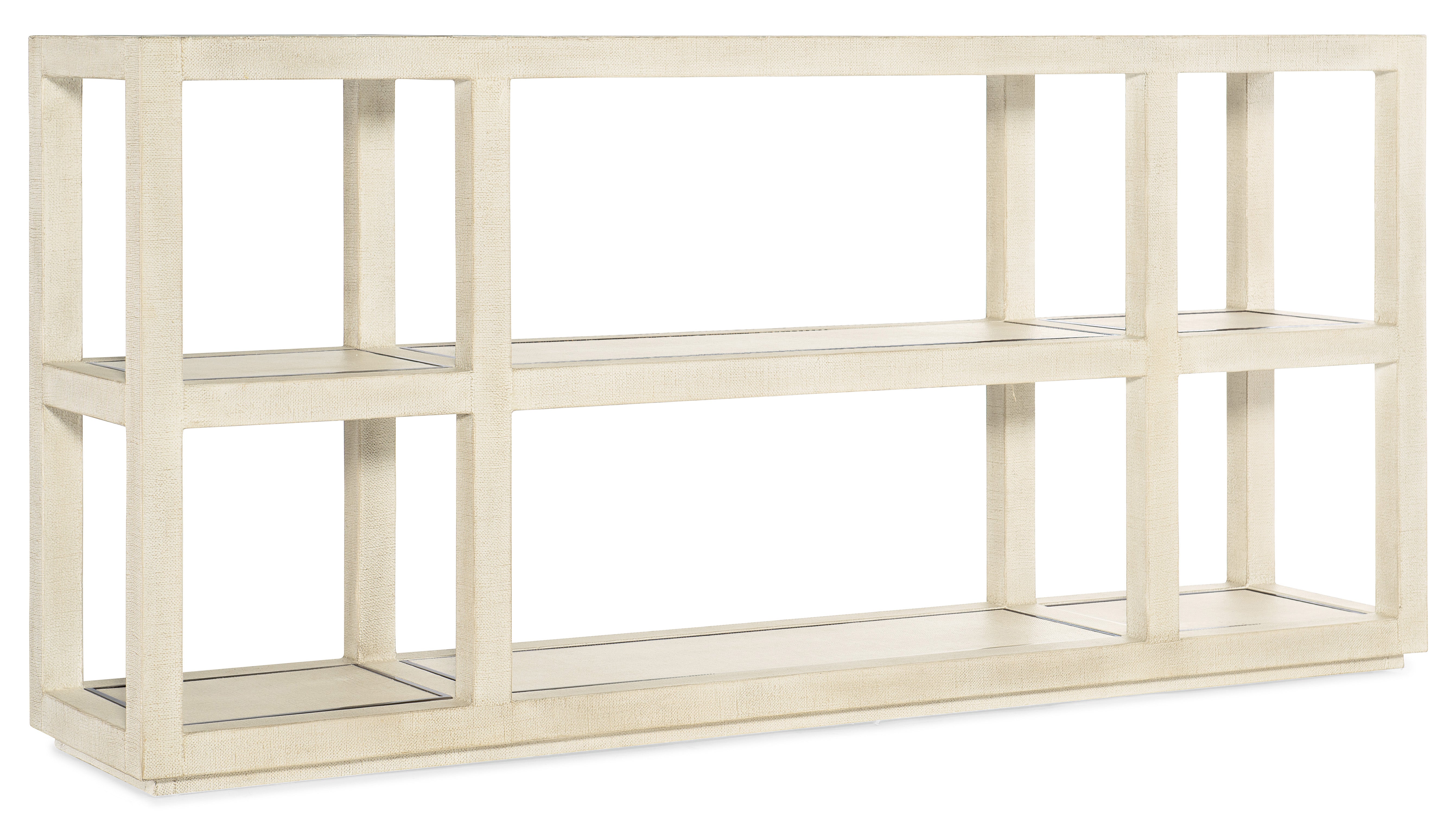 Hooker Furniture Cascade Console Table in Whites/Creams/Beiges