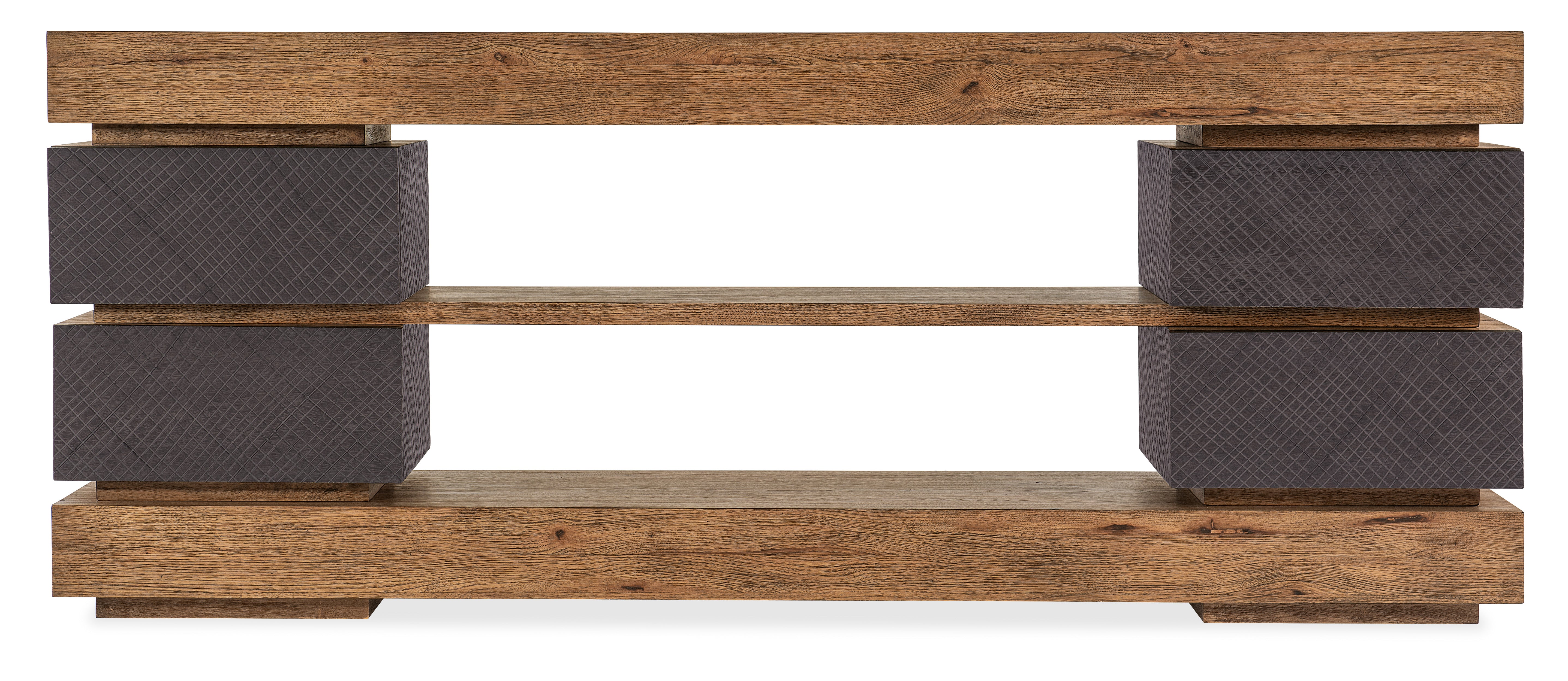 Hooker Furniture Big Sky Entertainment Console in Gray
