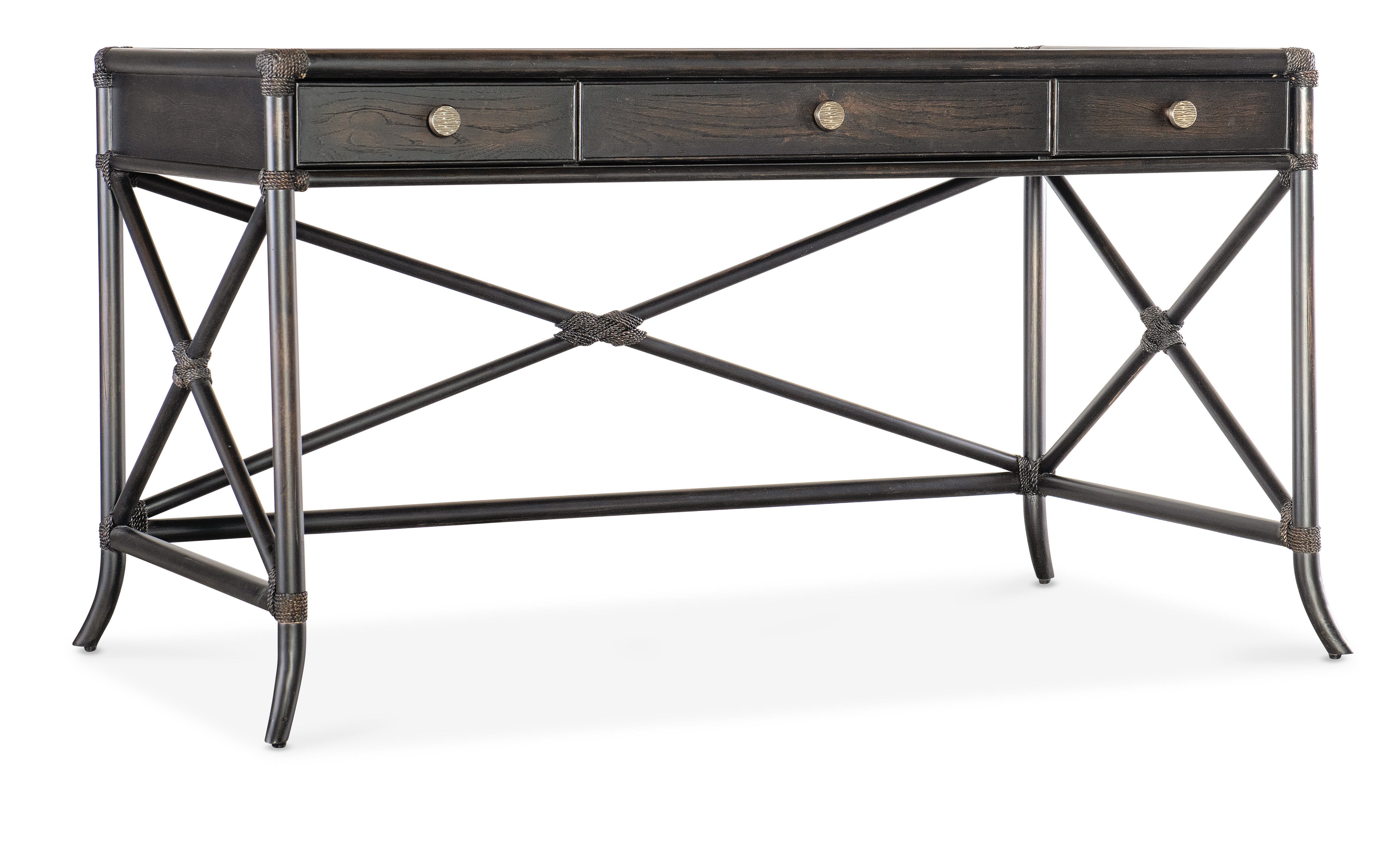 Hooker Furniture Retreat Pole Rattan Writing Desk