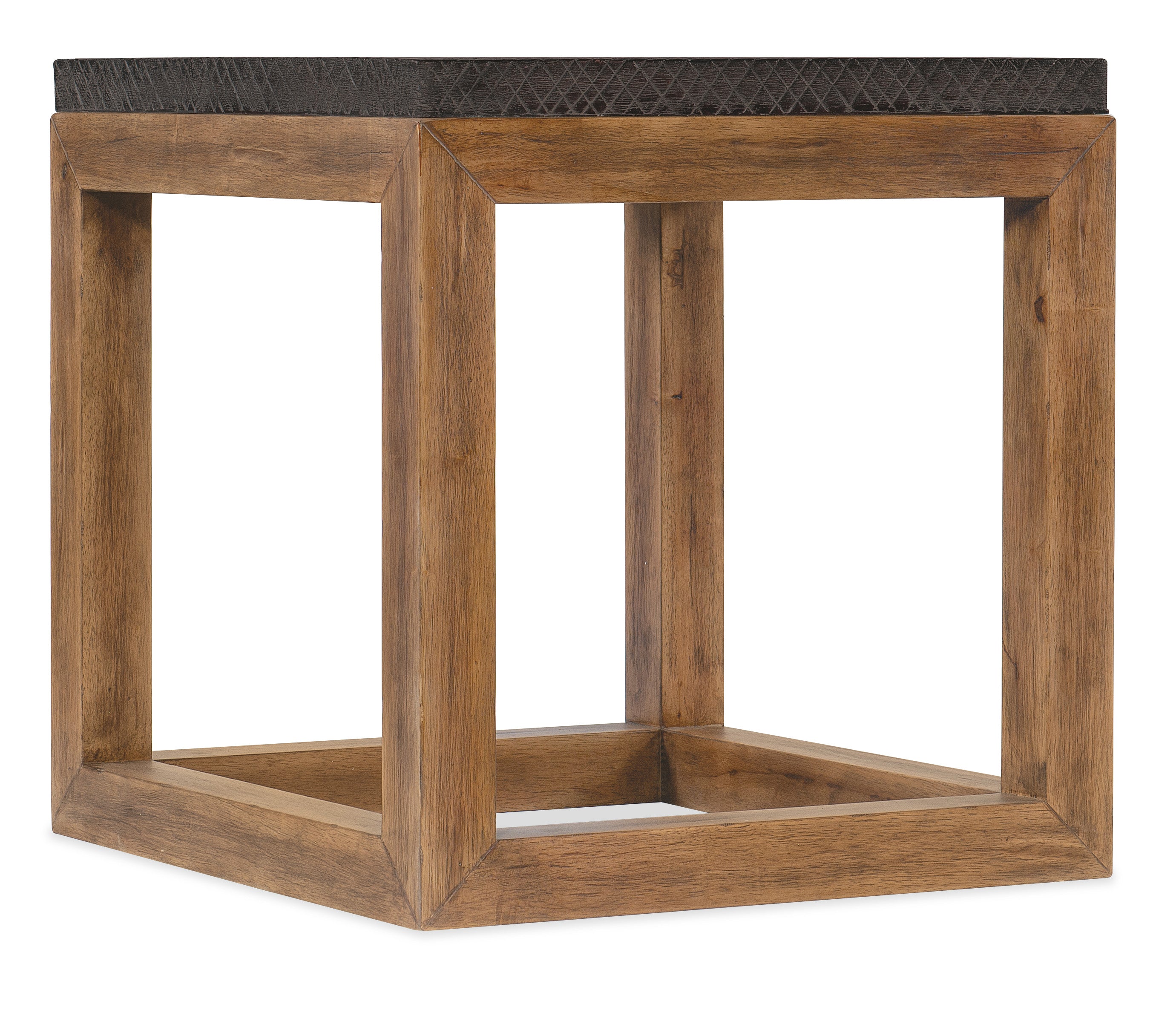 Hooker Furniture Big Sky End Table in Medium Brown