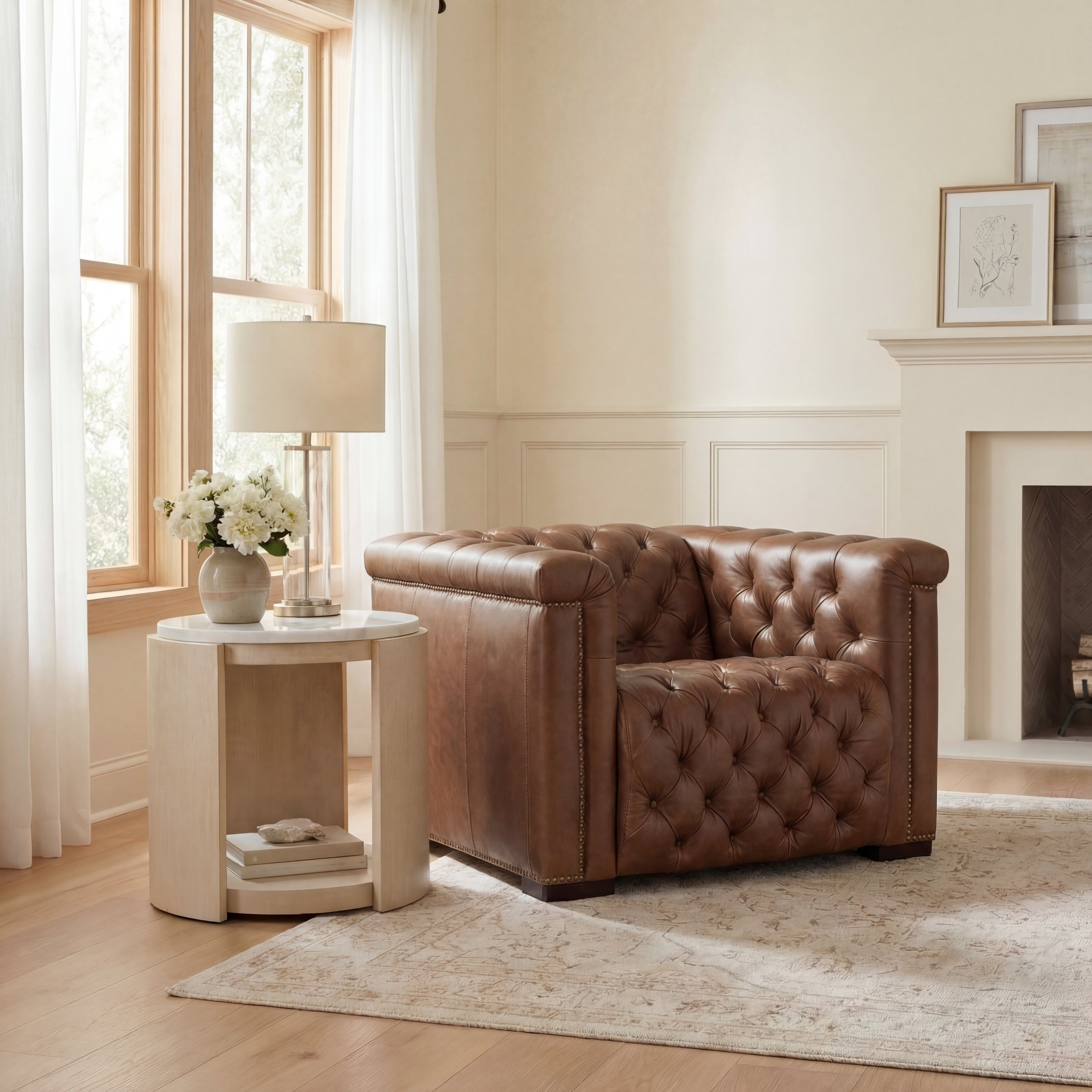 Hooker Furniture Savion Grandier Power Recliner with Power Headrest in Brown