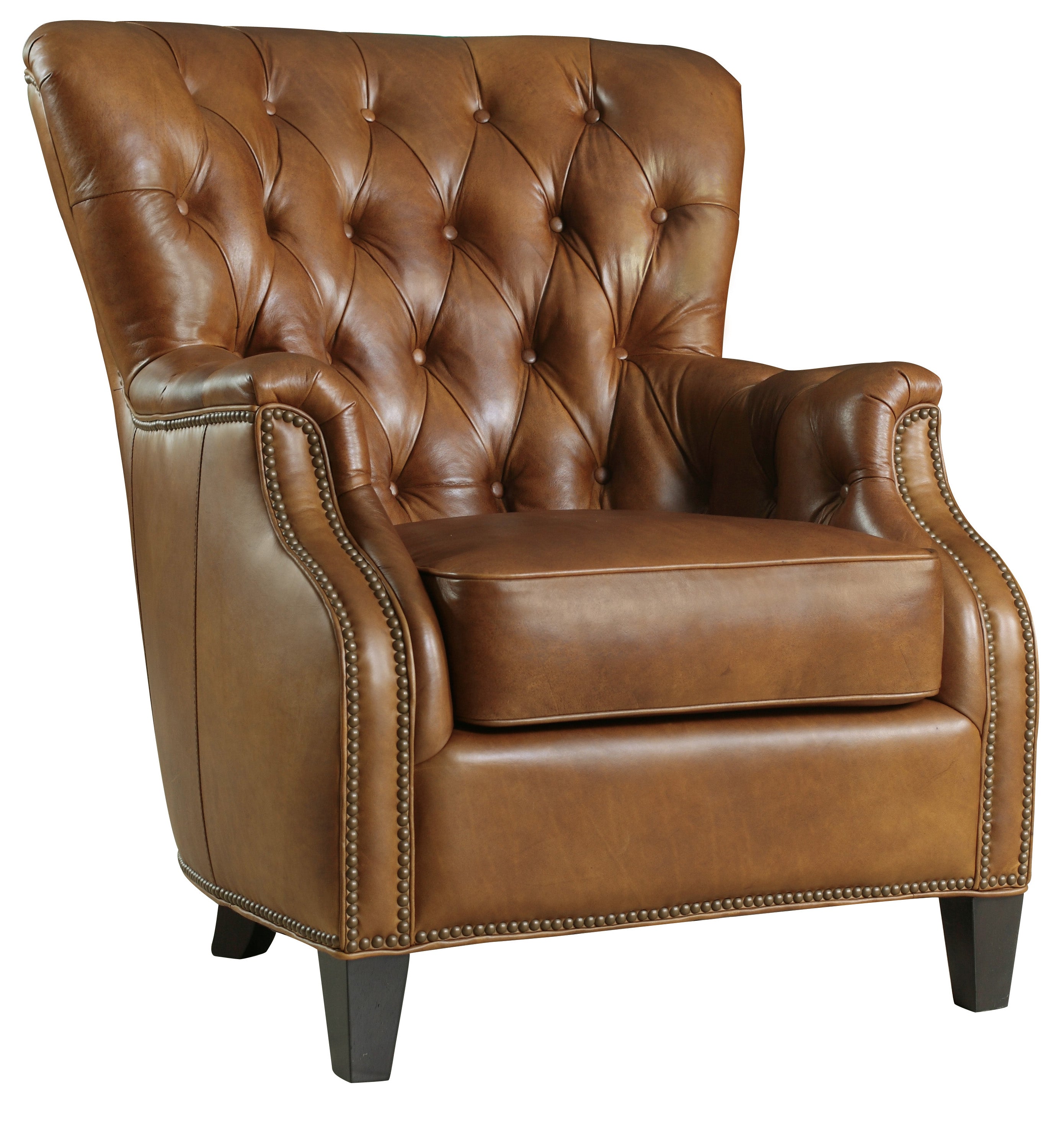 Hooker Furniture Hamrick Club Chair in Light Brown