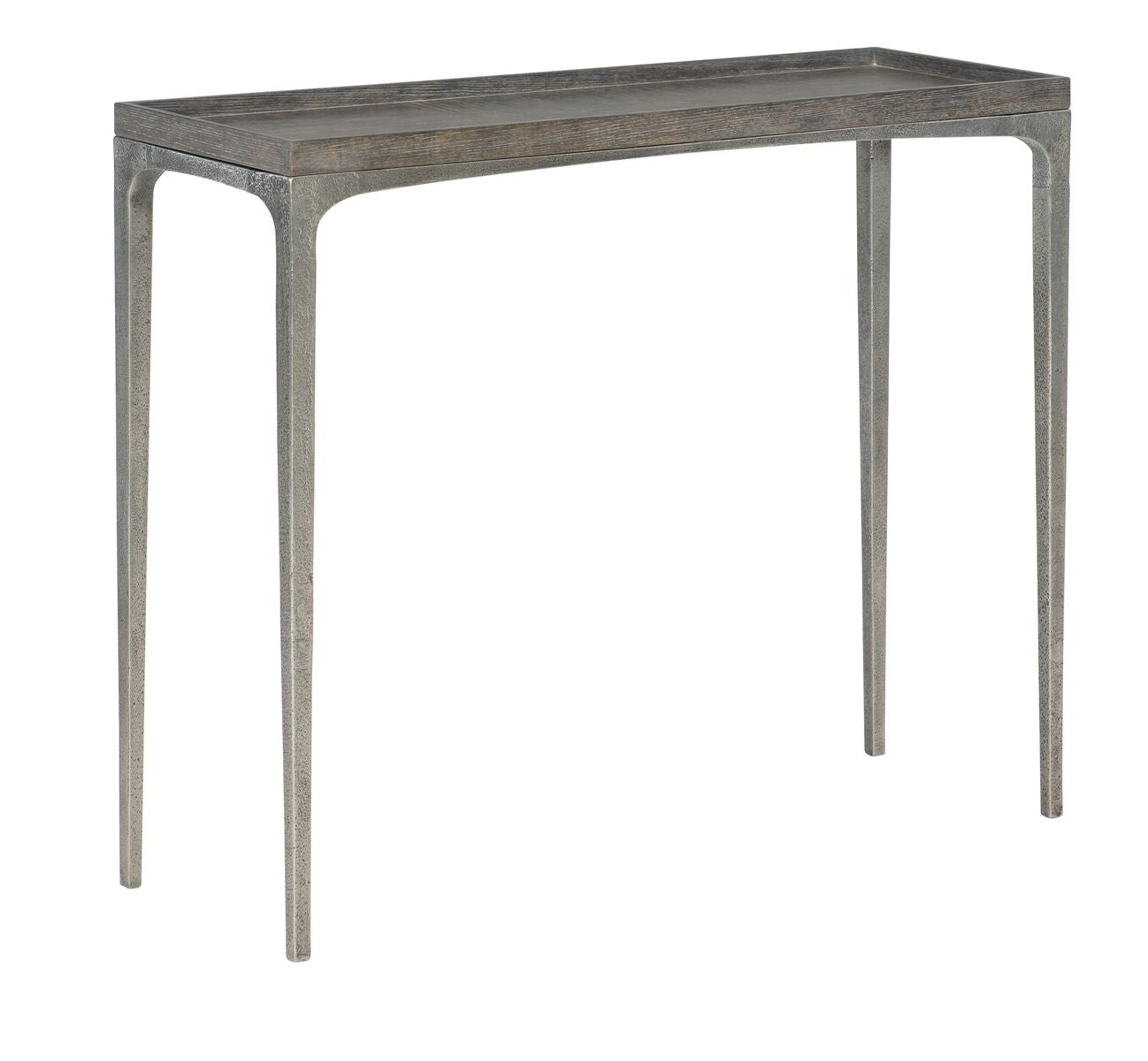 Bernhardt Furniture Linea Sofa Table in Cerused Charcoal