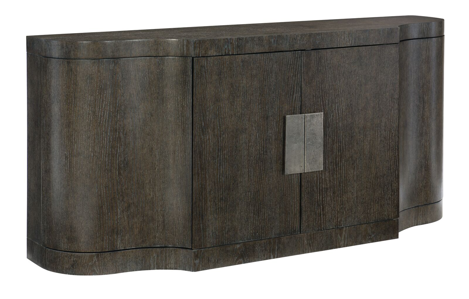 Bernhardt Furniture Linea Buffet in Cerused Charcoal