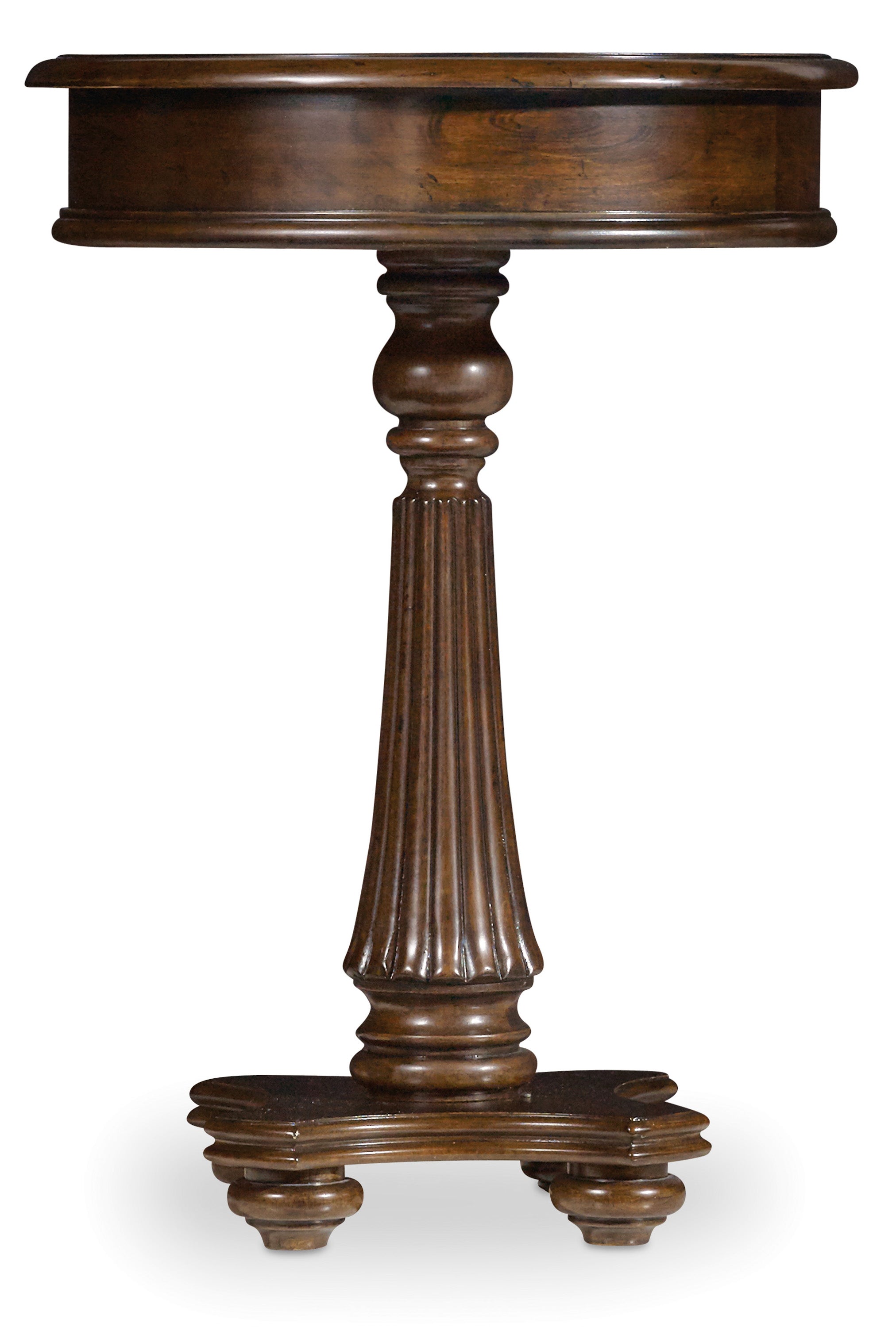 Hooker Furniture Leesburg Martini Table in Dark Brown