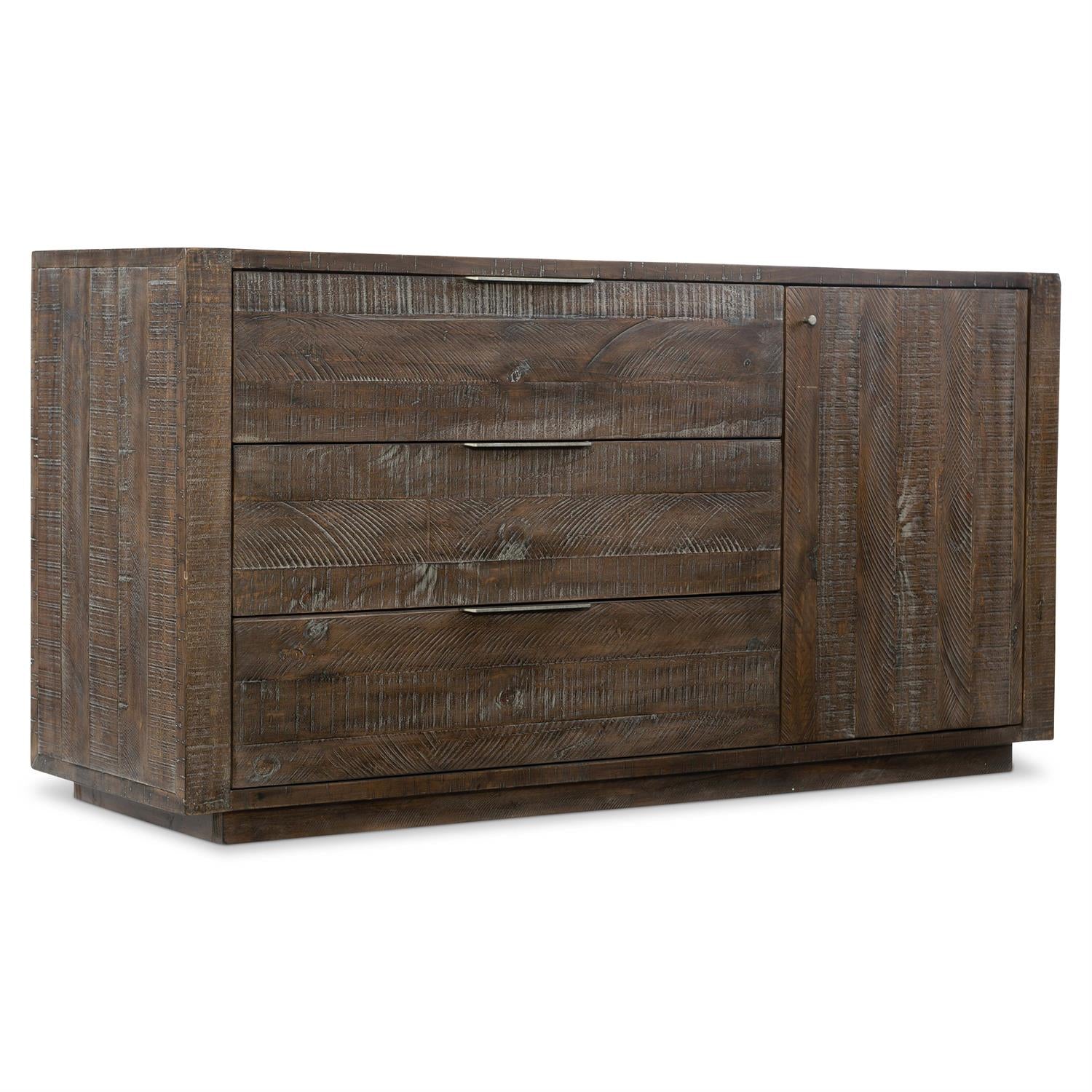 Bernhardt Furniture Logan Sqaure Payson Buffet in Sable Brown