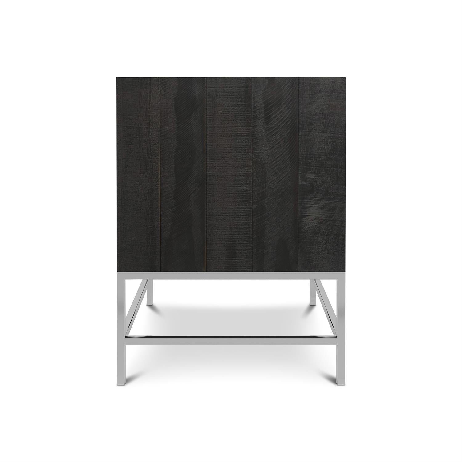 Bernhardt Furniture Logan Sqaure Coleman File Cabinet in Cinder