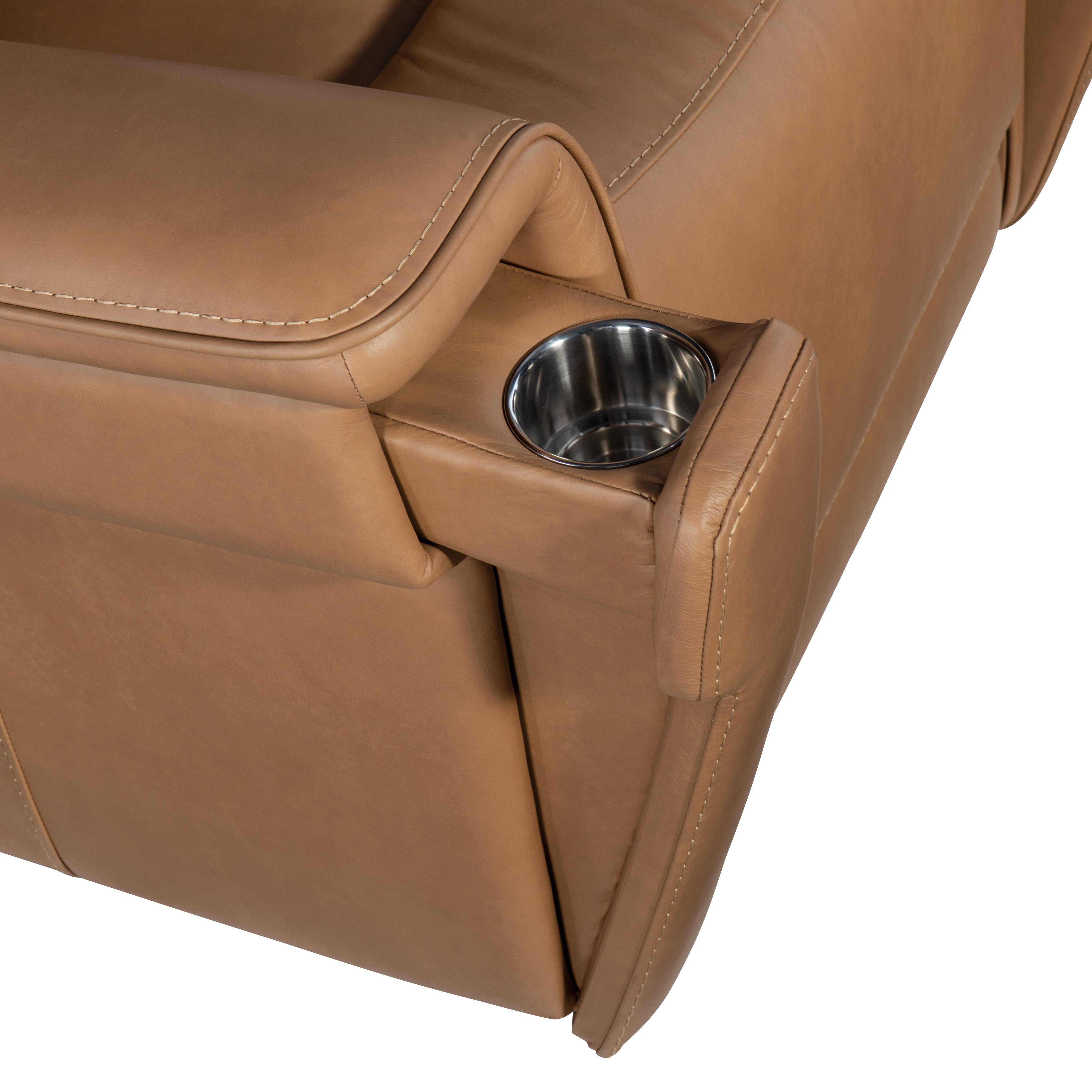 Hooker Furniture Lyra Zero Gravity Power Recliner with Power Headrest and Lumbar in Light Brown