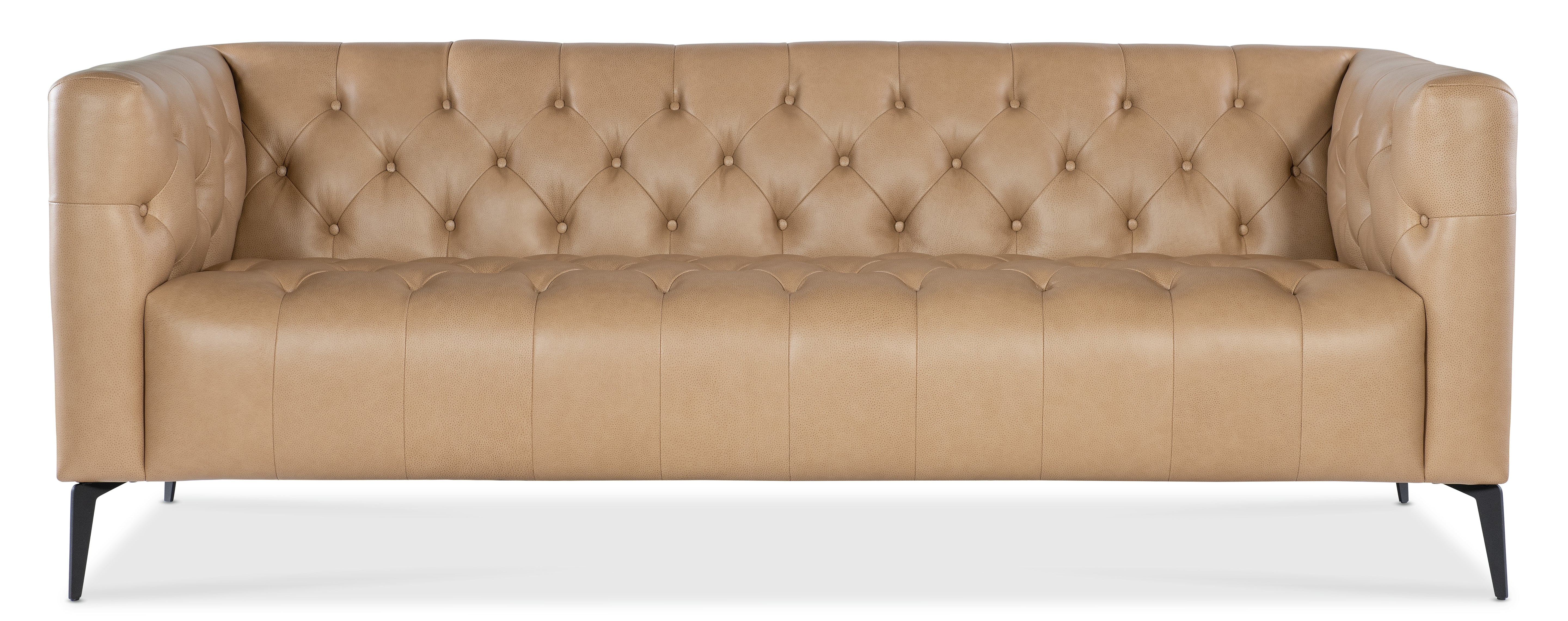 Hooker Furniture Nicolla Stationary Sofa in Brown