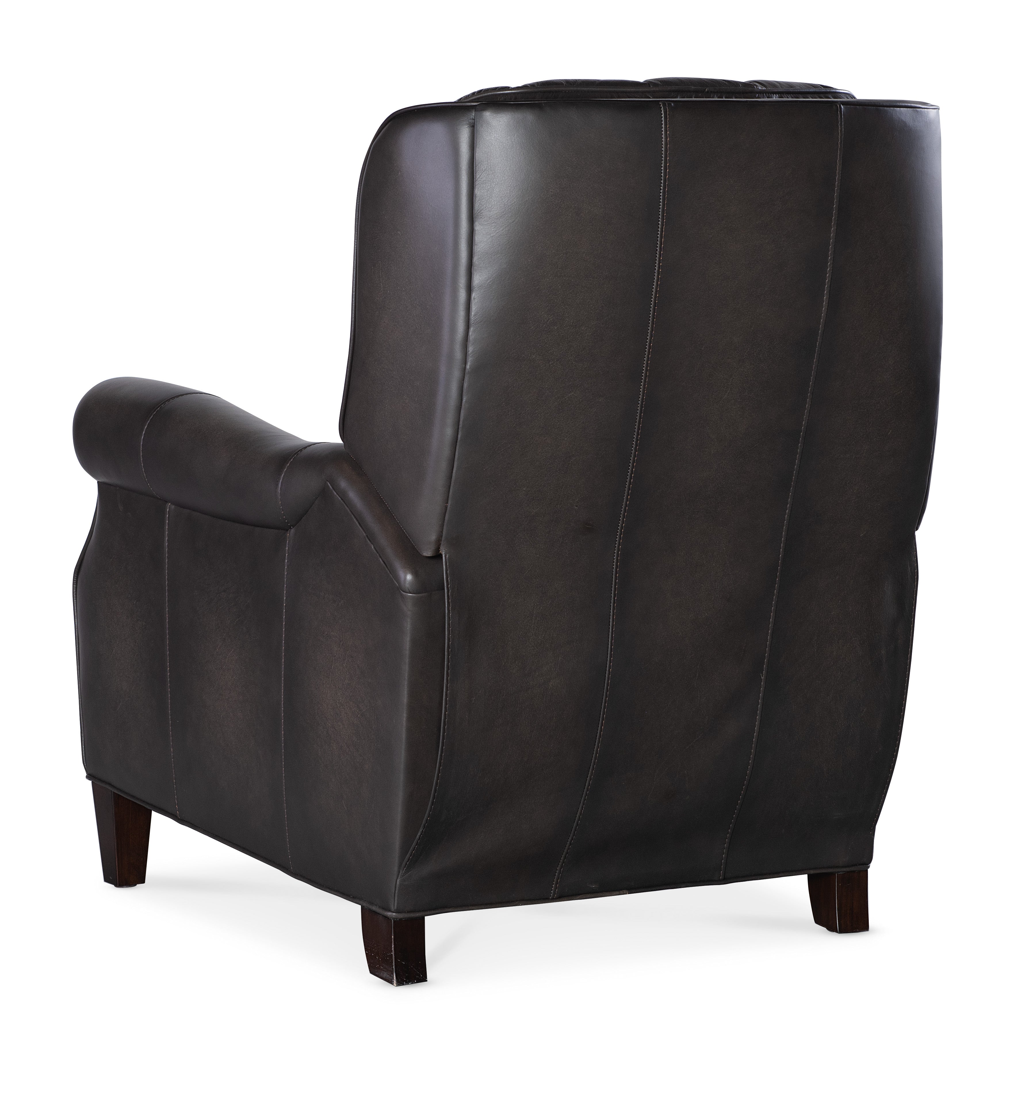 Hooker Furniture Palmer Press Back Recliner in Grey